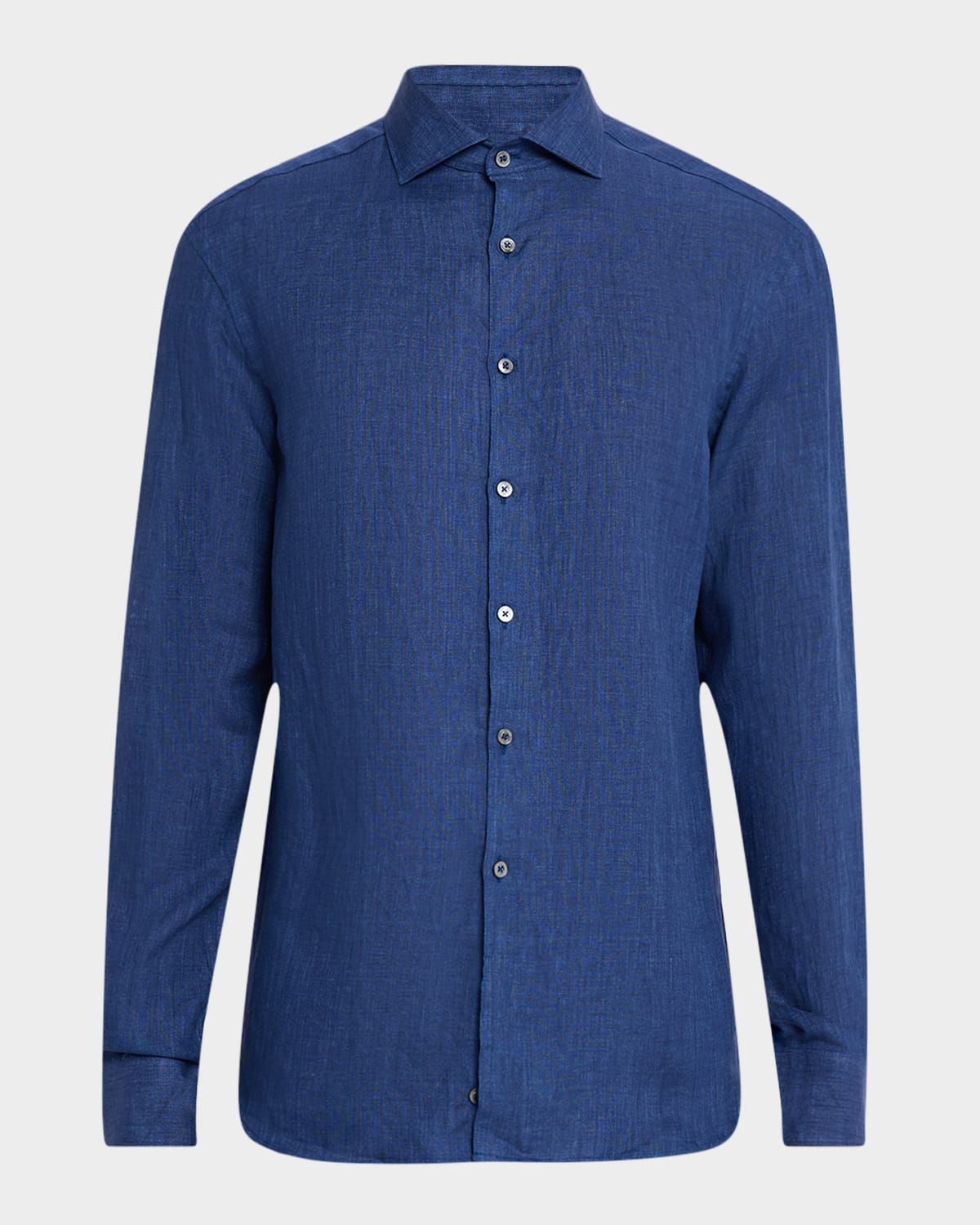 Men & apos;s Linen Casual Button-Down Shirt