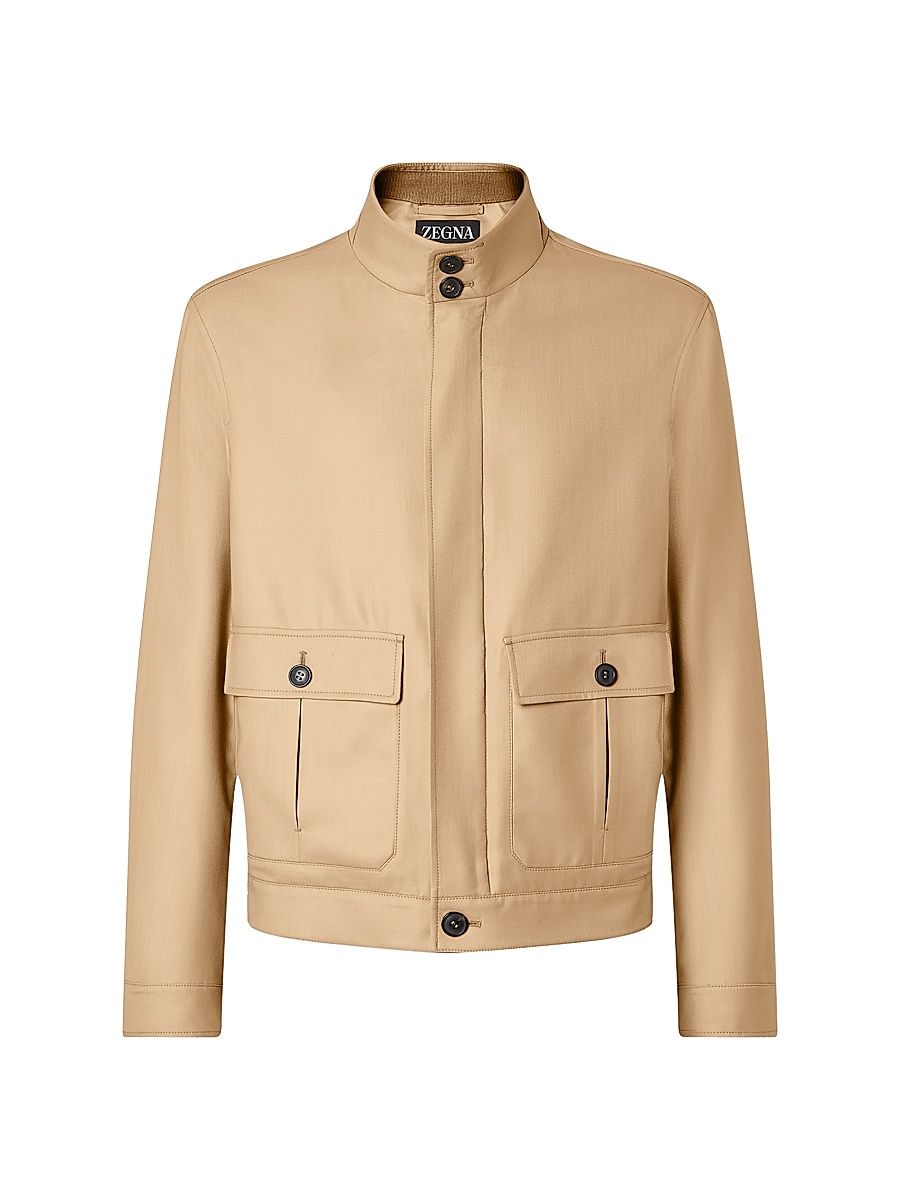 Men's Oasi Cashmere Elements Blouson Jacket - Beige - Size 44