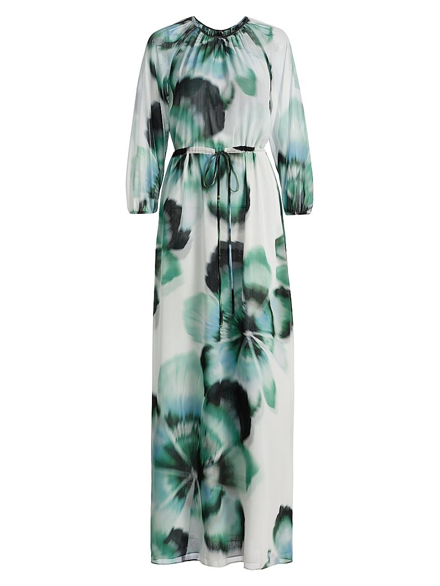 Women's Perdita Floral Maxi Dress - Verdant Anemone - Size XL