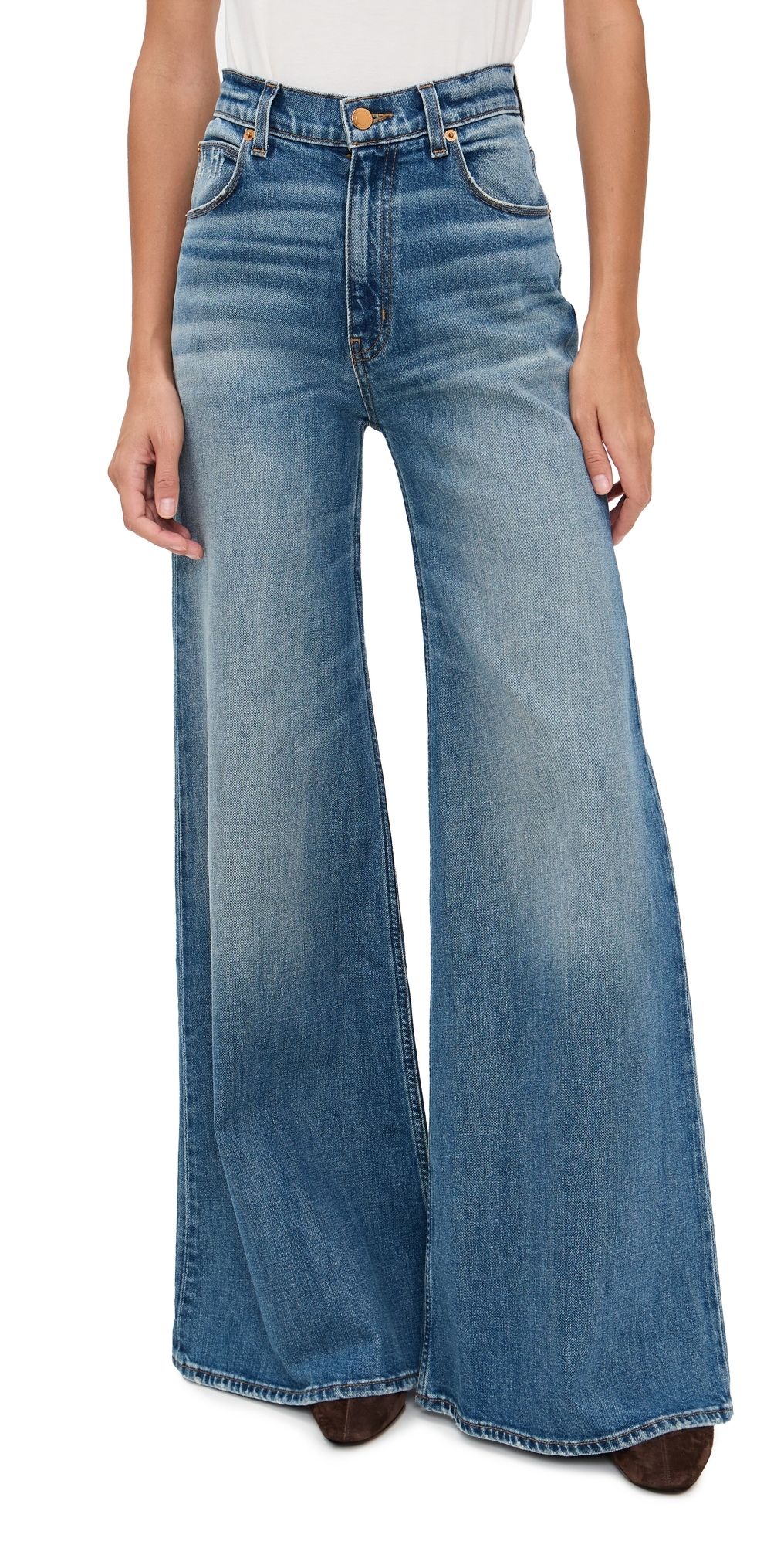 Jamie Haller The Palazzo Jeans Bright Indigo 28