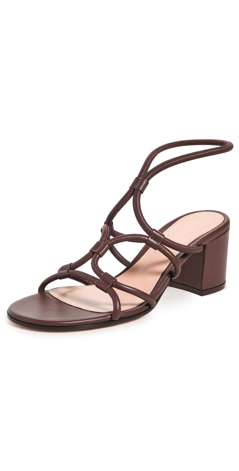 Gianvito Rossi Nappa Heels Brown 37