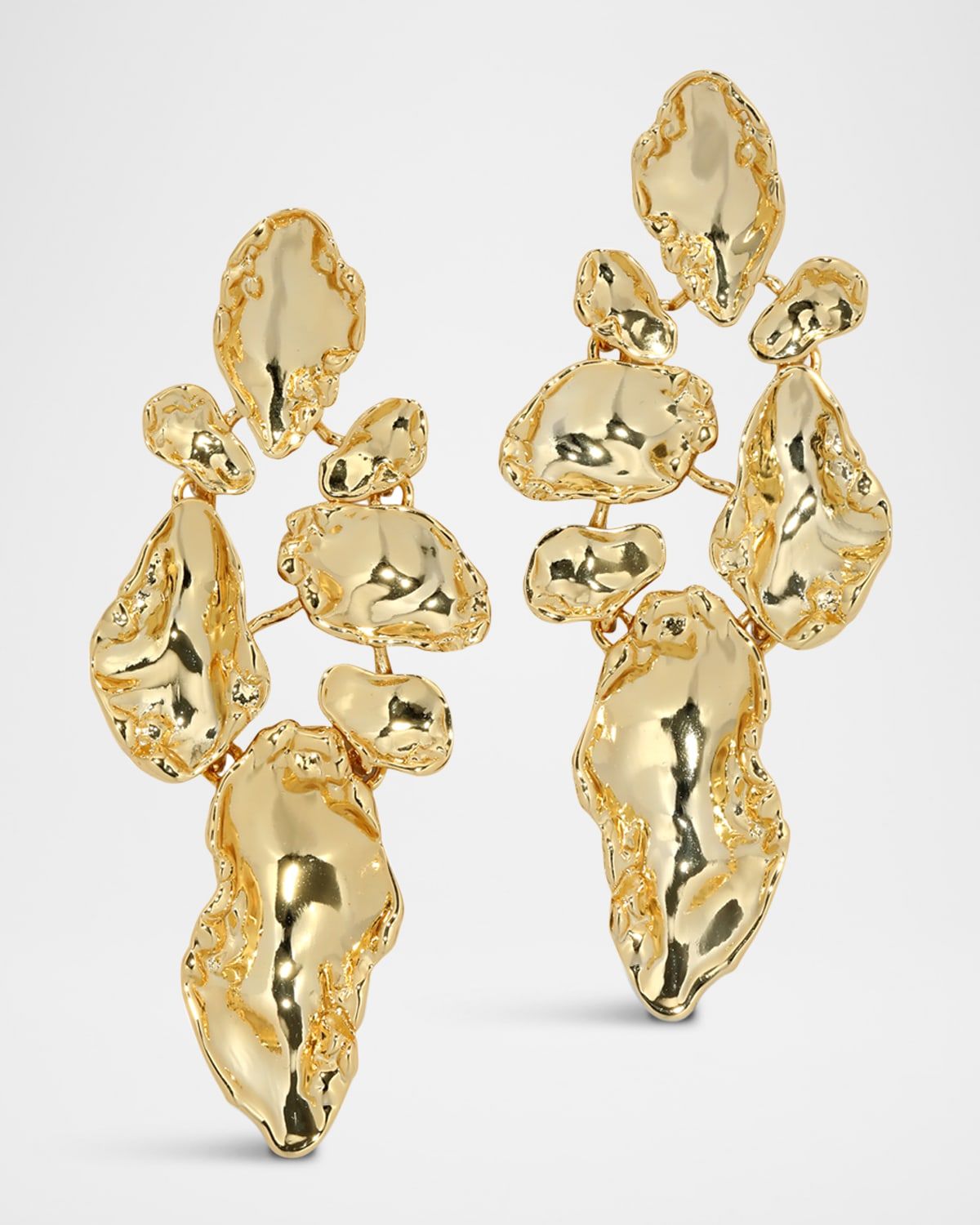 Brut Gold Mosaic Earrings