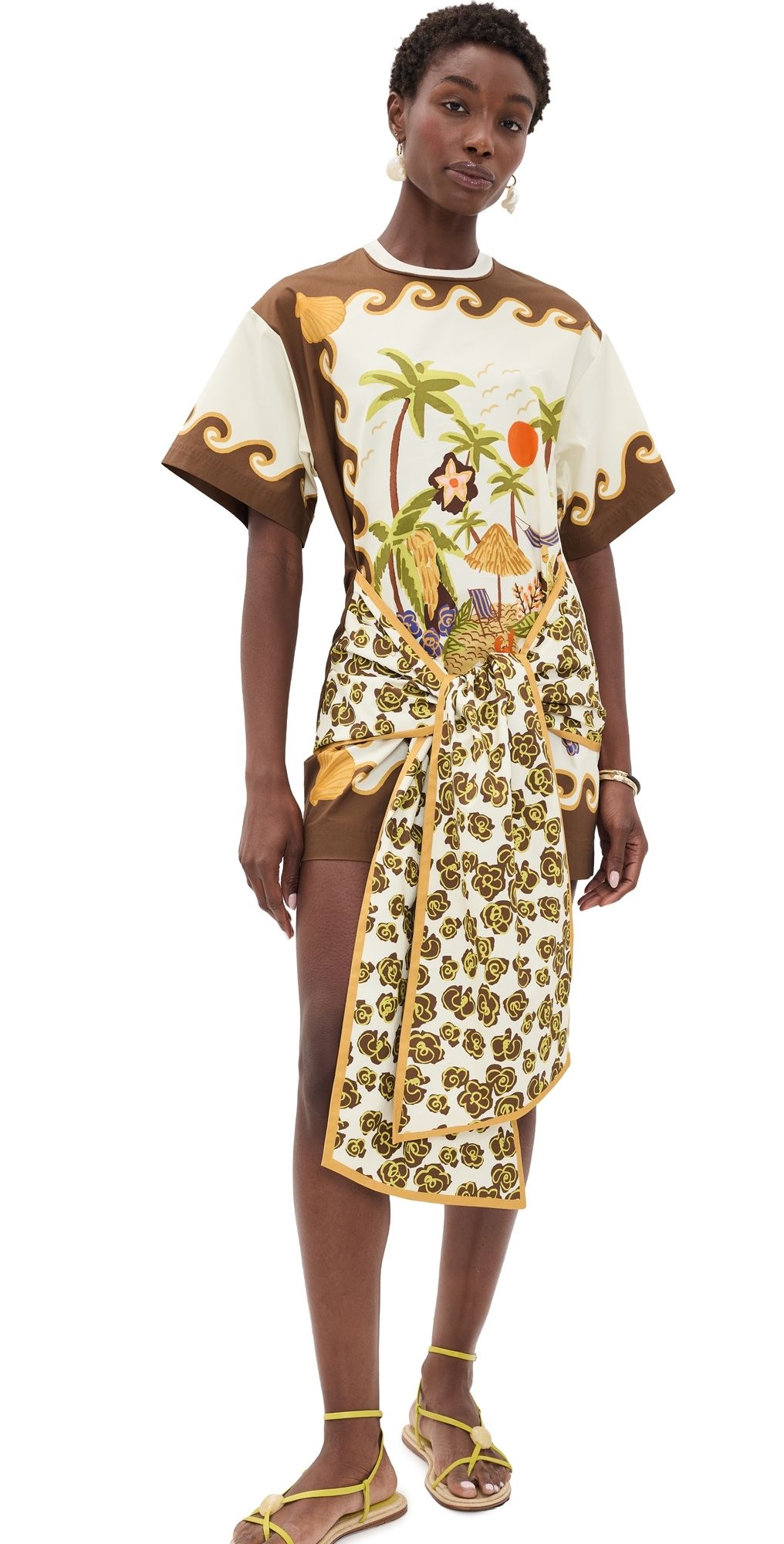 ALÉMAIS Island Cove Mini Dress Cream 8