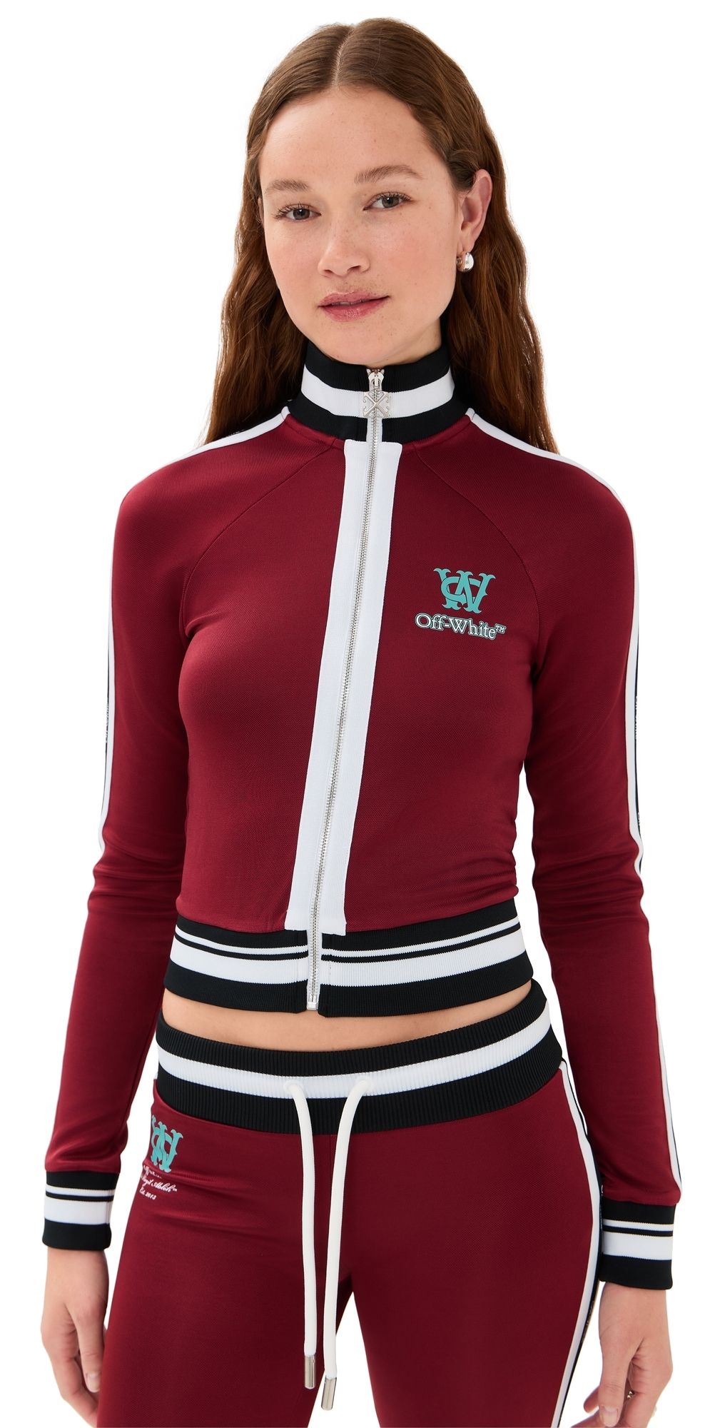 Off-White Track Top Serena Jacket Dahlia 44