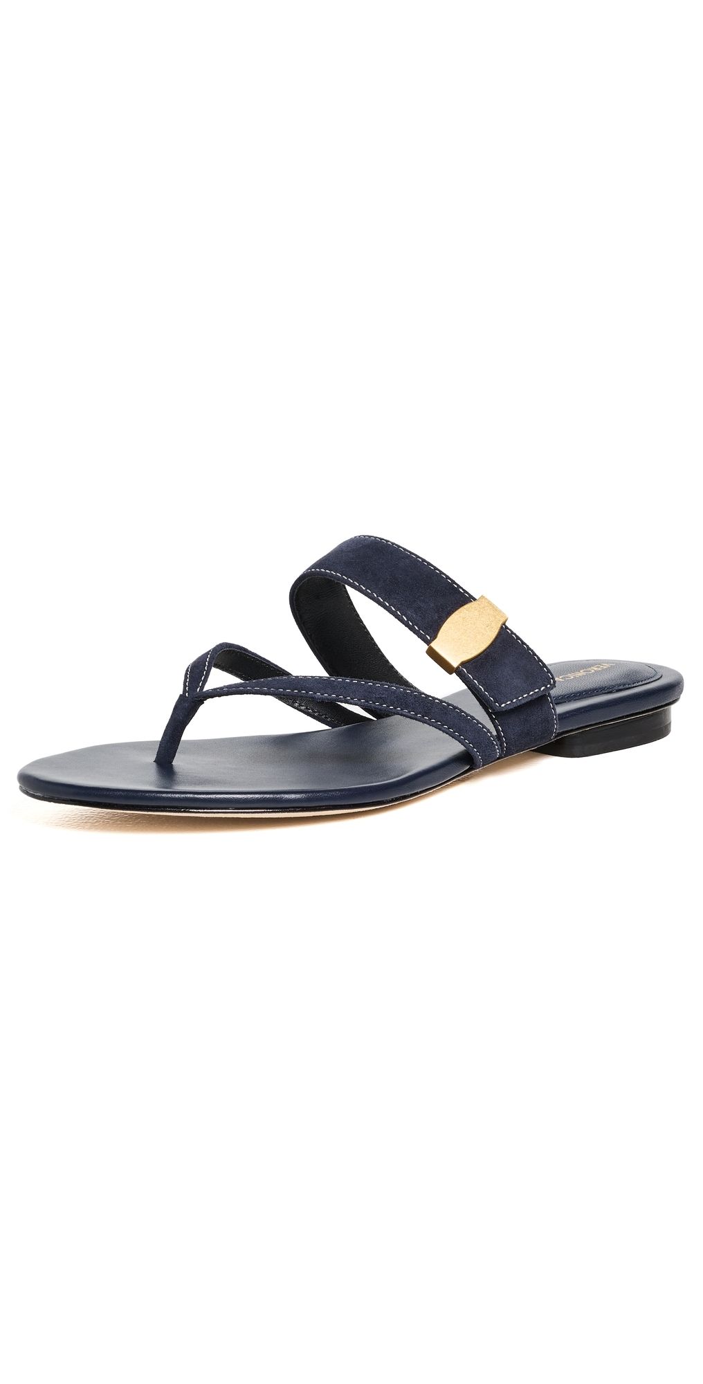 Veronica Beard Salva Dash Sandals Navy 10