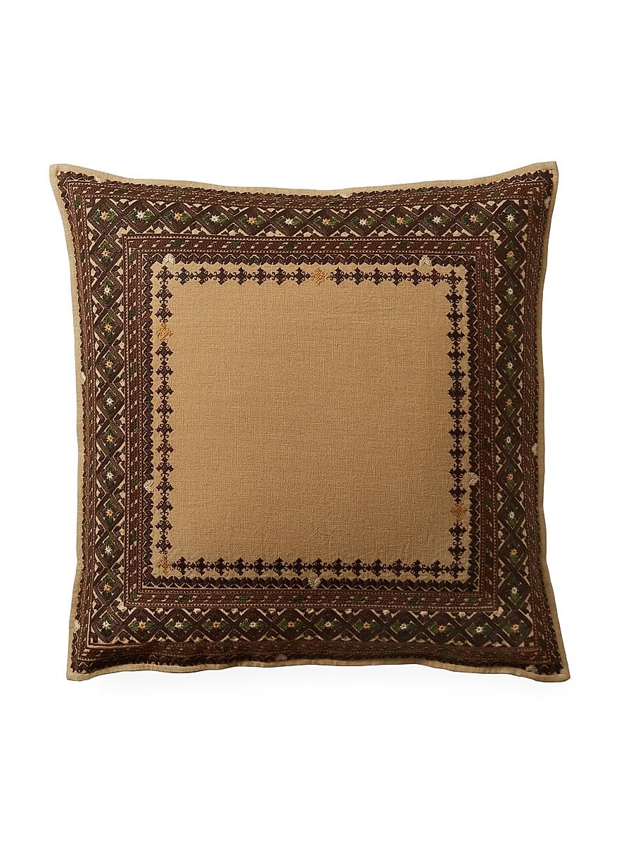 Harlow Skyler Throw Pillow - True Brown Sand