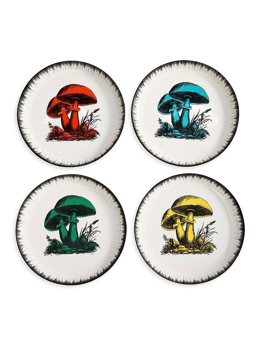 Botanist 4-Piece Canape Plate Set