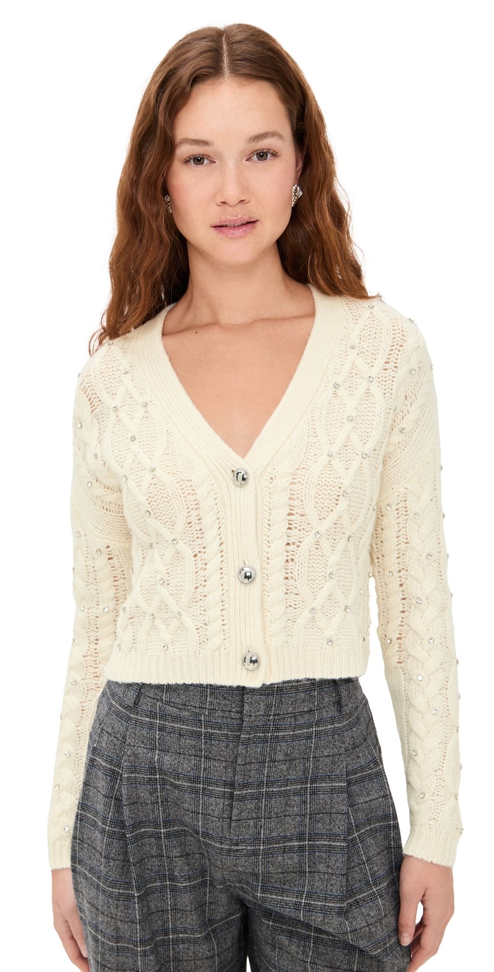 LE BOP Sophie Gemstone Sweater Pine XXS