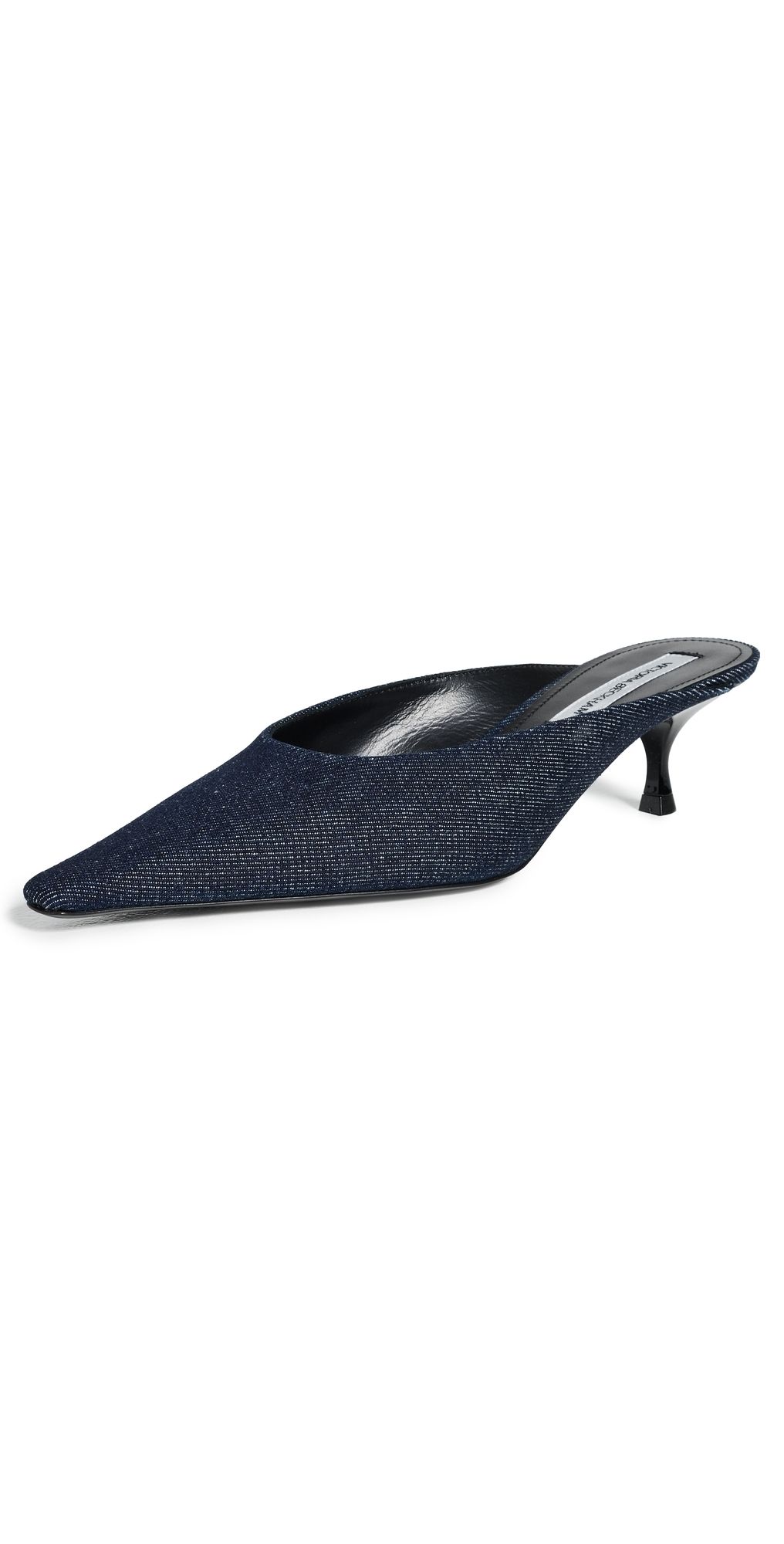 Victoria Beckham 45mm Sloan Mules Blue 39