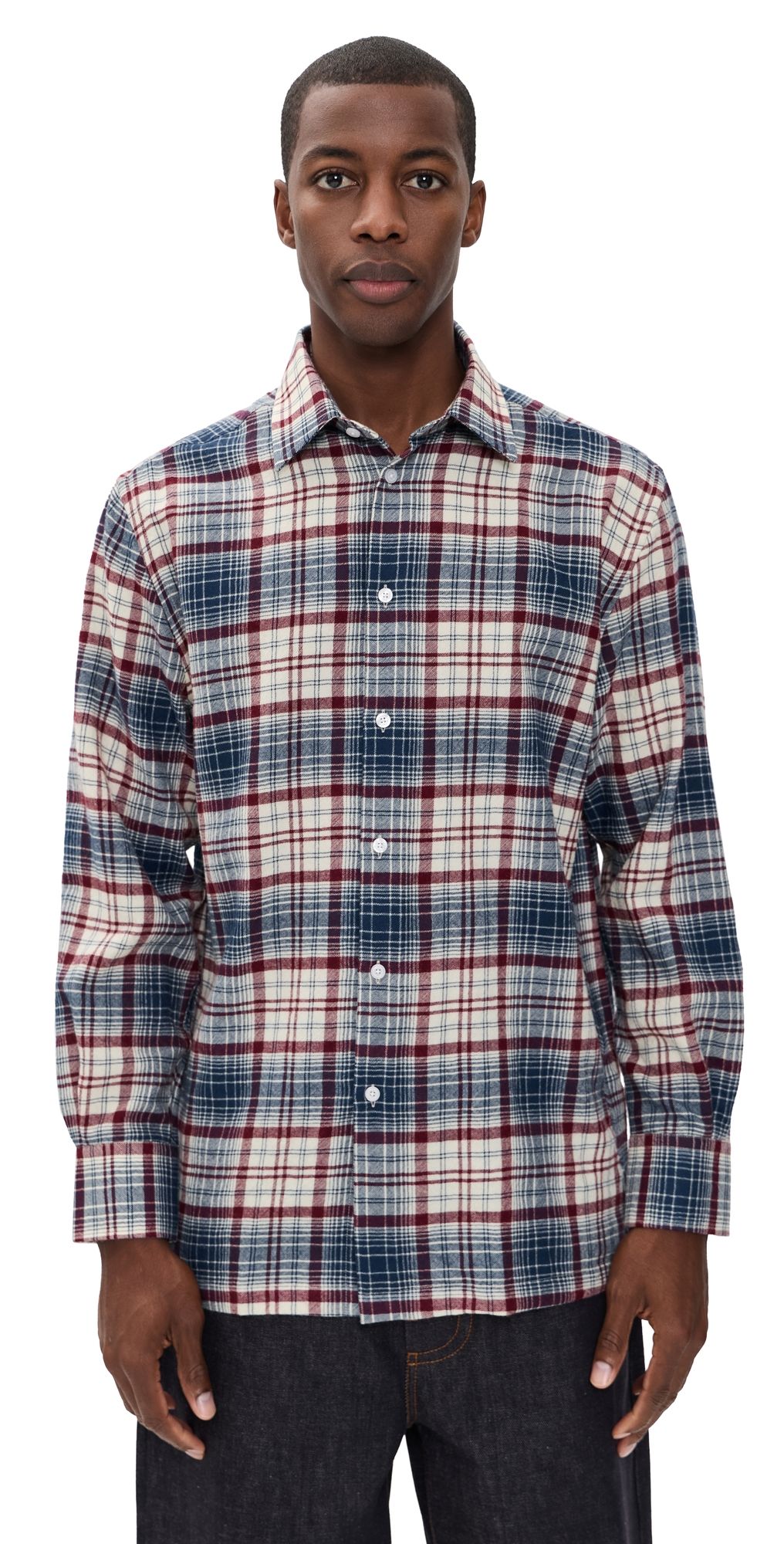 Willy Chavarria Woolen Shirt Black/Willy Red L