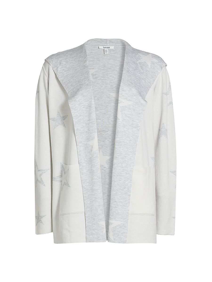 Women's Sydney Star Cardigan - Pale Oak Stars - Size Small