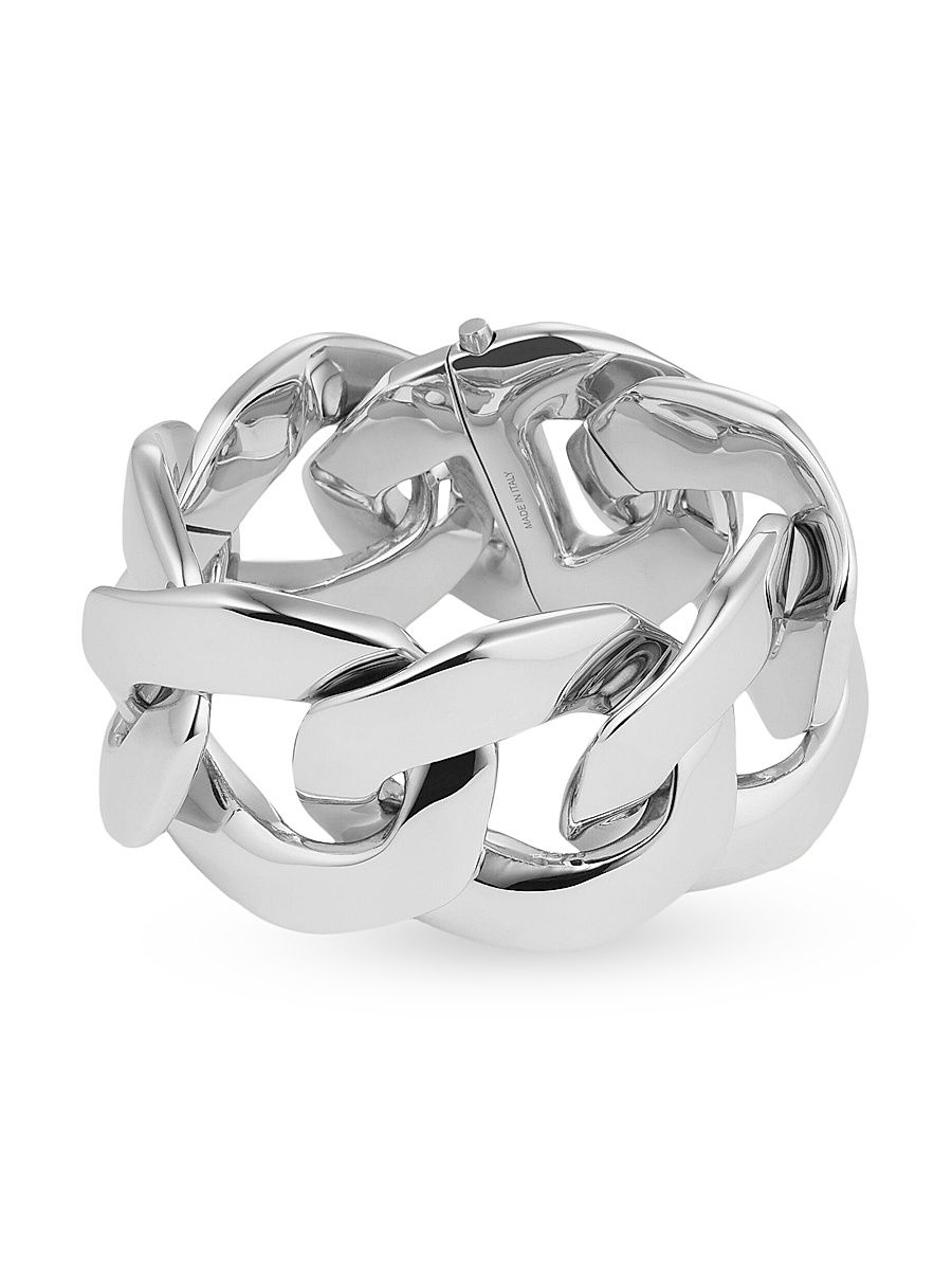 Women's Chain Bracelet in Metal - Silvery - Size Small