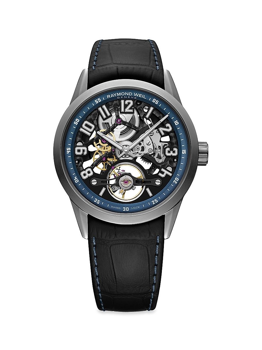 Women's Freelancer Ladies Stainless Steel & Leather Strap Watch