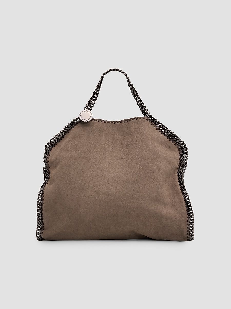Women's Falabella 3-Chain Top Handle Bag - Dark Taupe