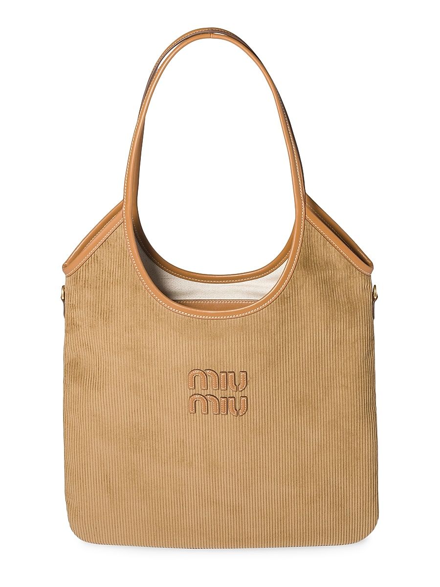 Women's Ivy Corduroy Shoulder Bag - Begie