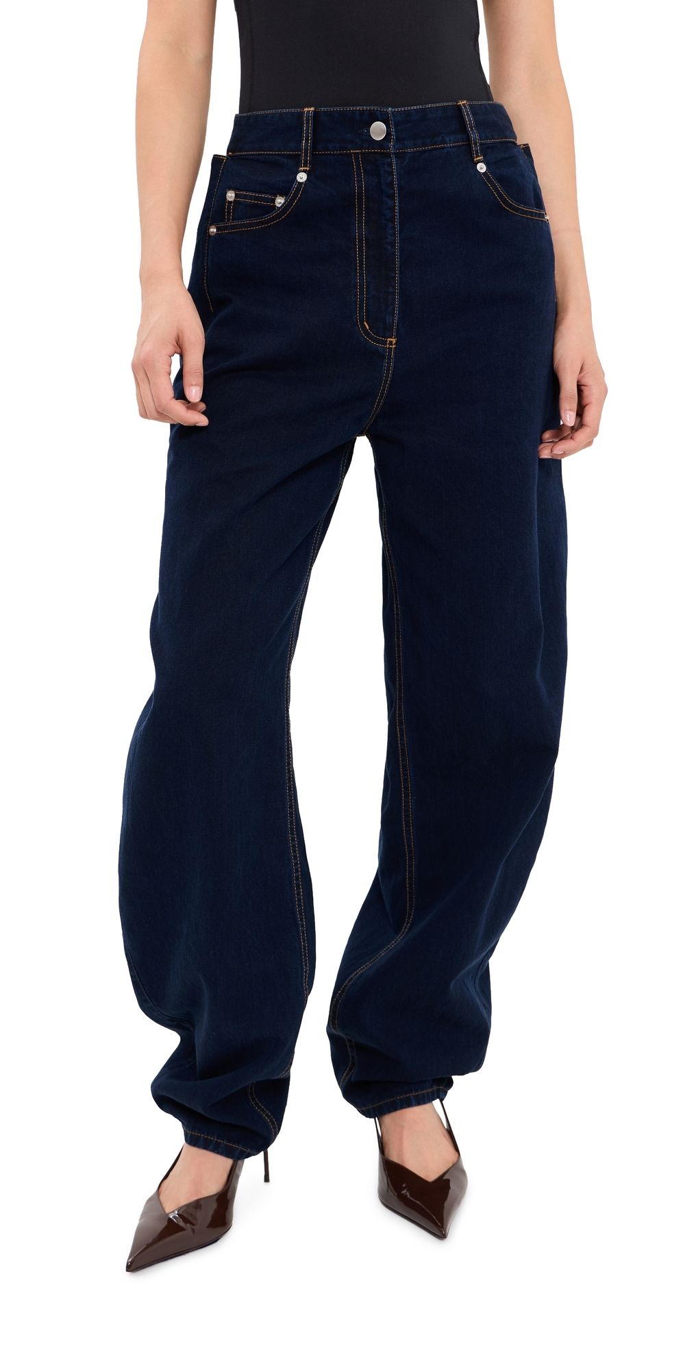 Tibi Aleda Denim Jeans Indigo 29