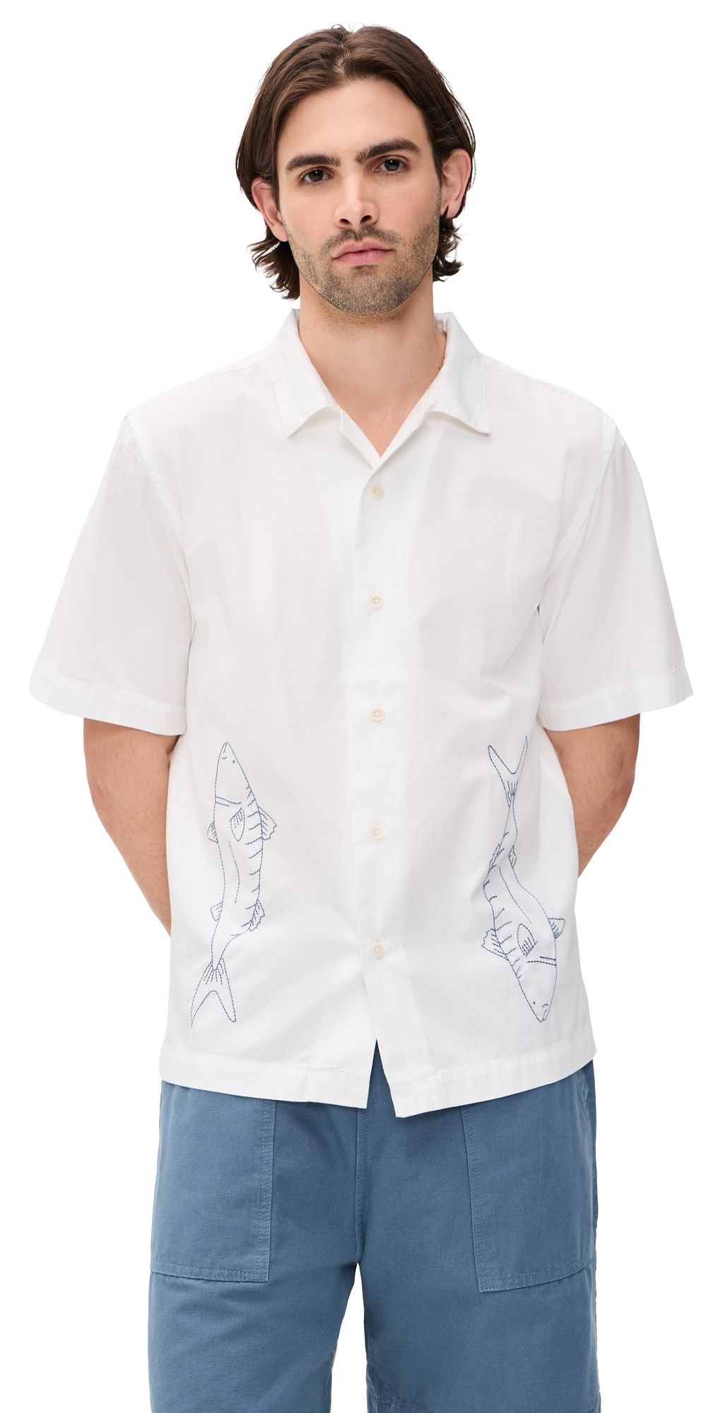 Service Works Mackerel Shirt Off-White L