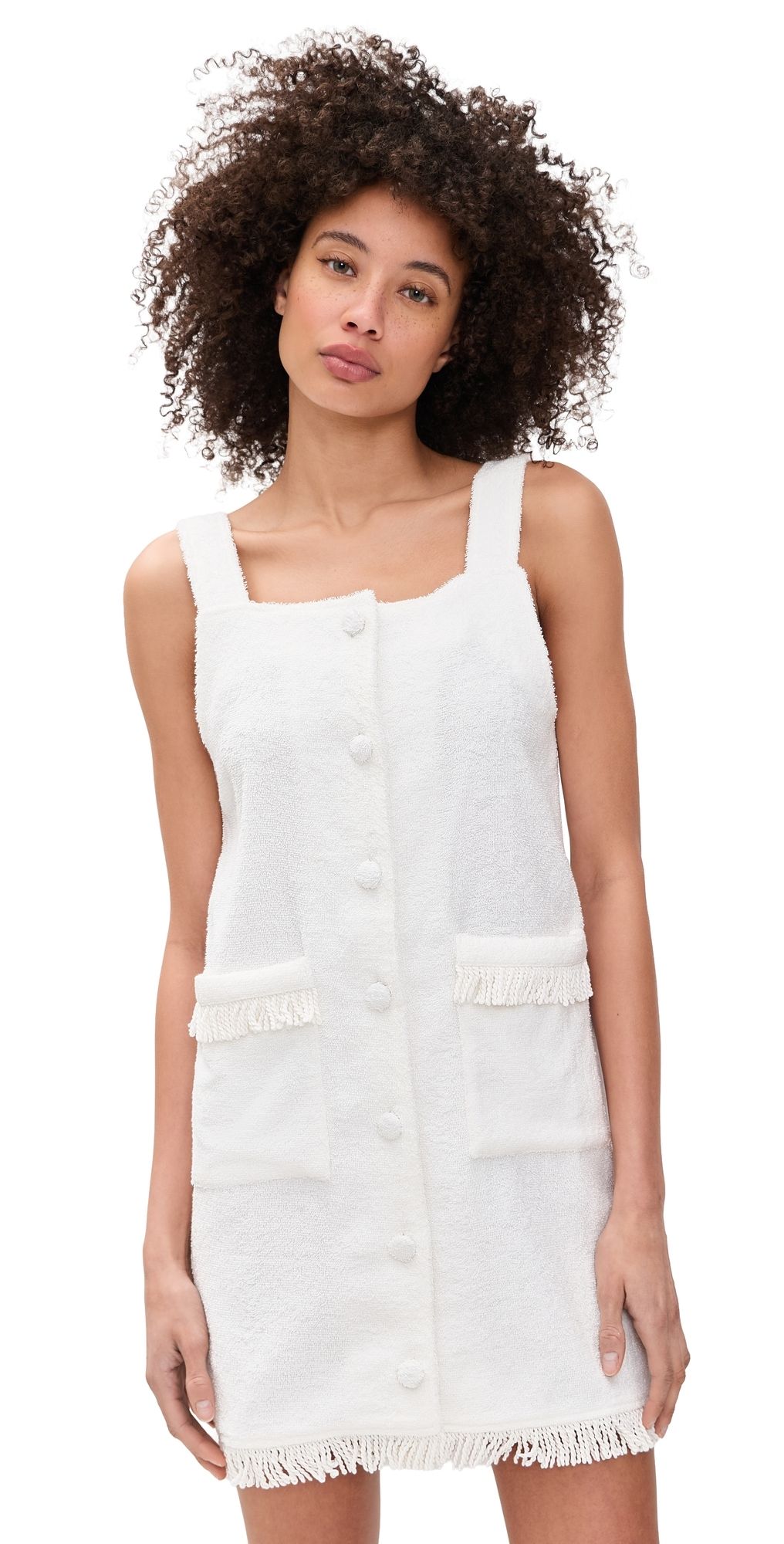 The Tiny Big Sister Towel Strapped Dress Off-White 40