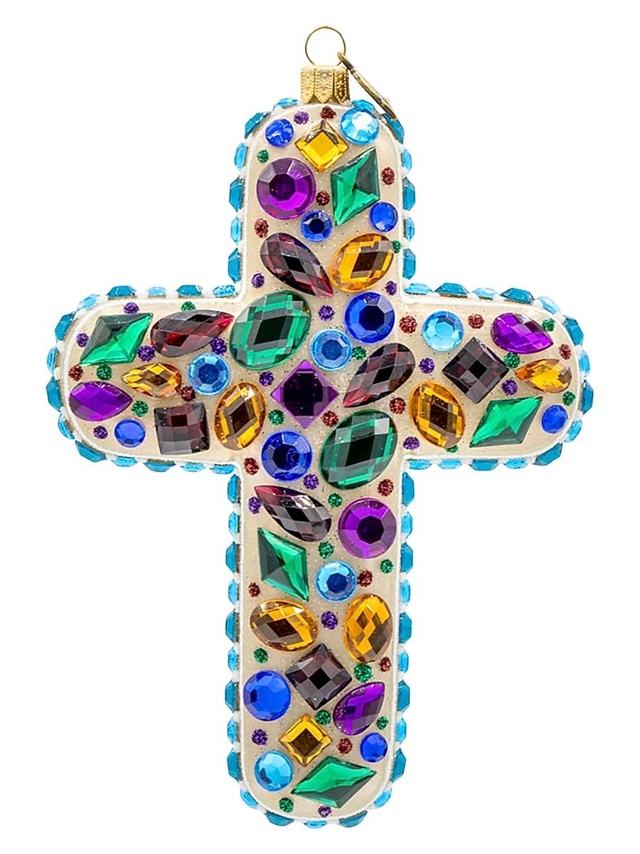 Bejeweled Cross Ornament
