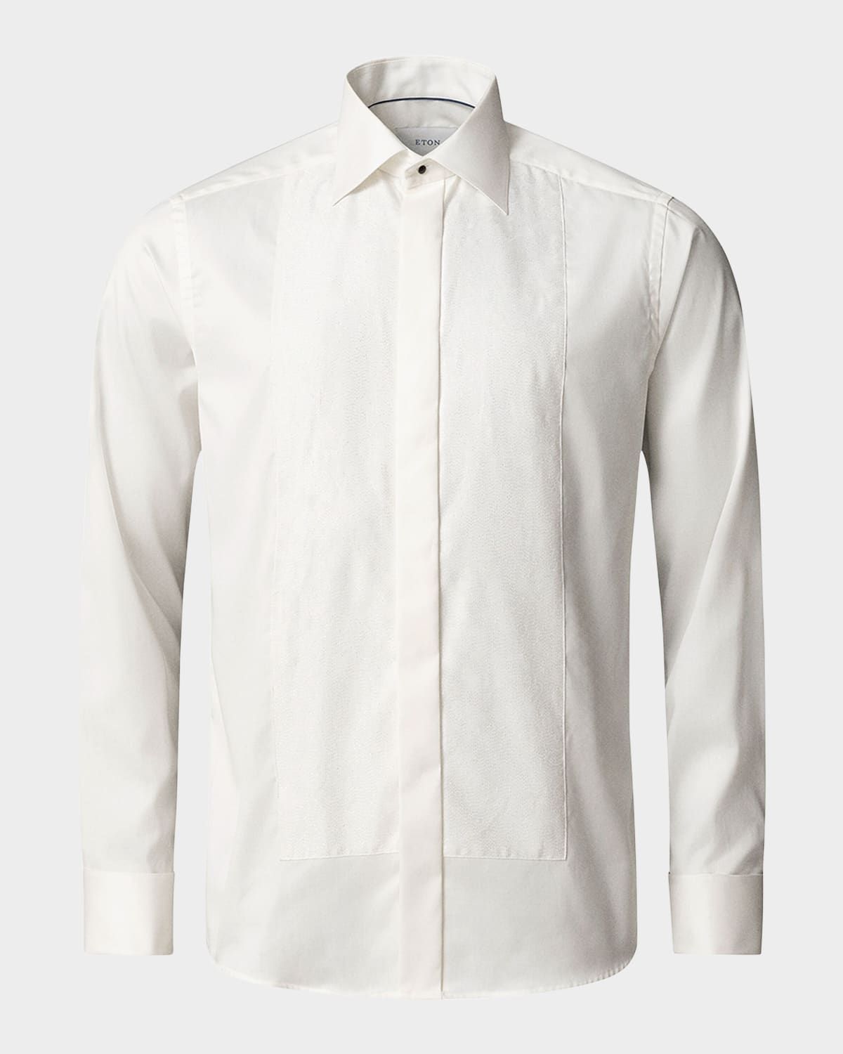 Men & apos;s Slim Fit Jacquard-Bib French Cuff Dress Shirt