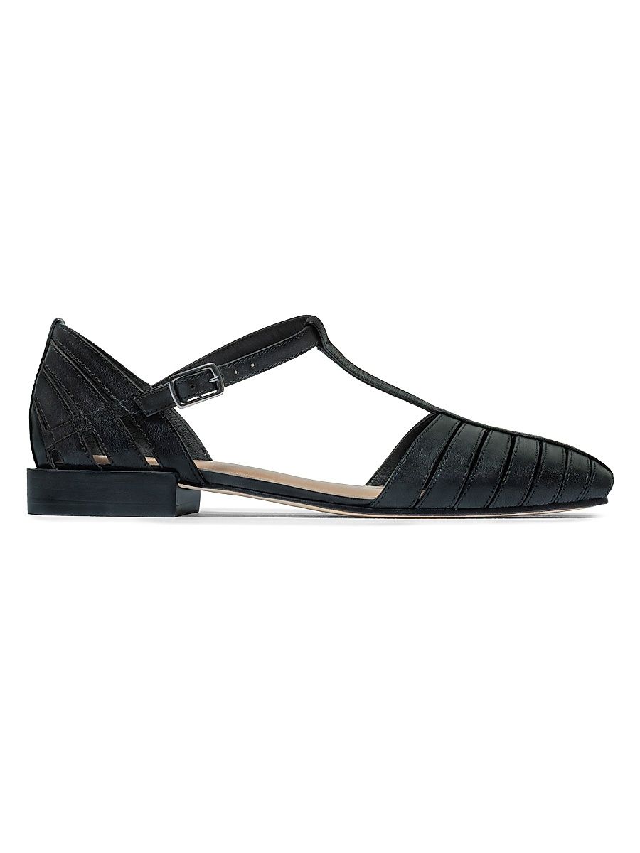 Women's Brighton Fisherman Flat Sandals - Black - Size 11