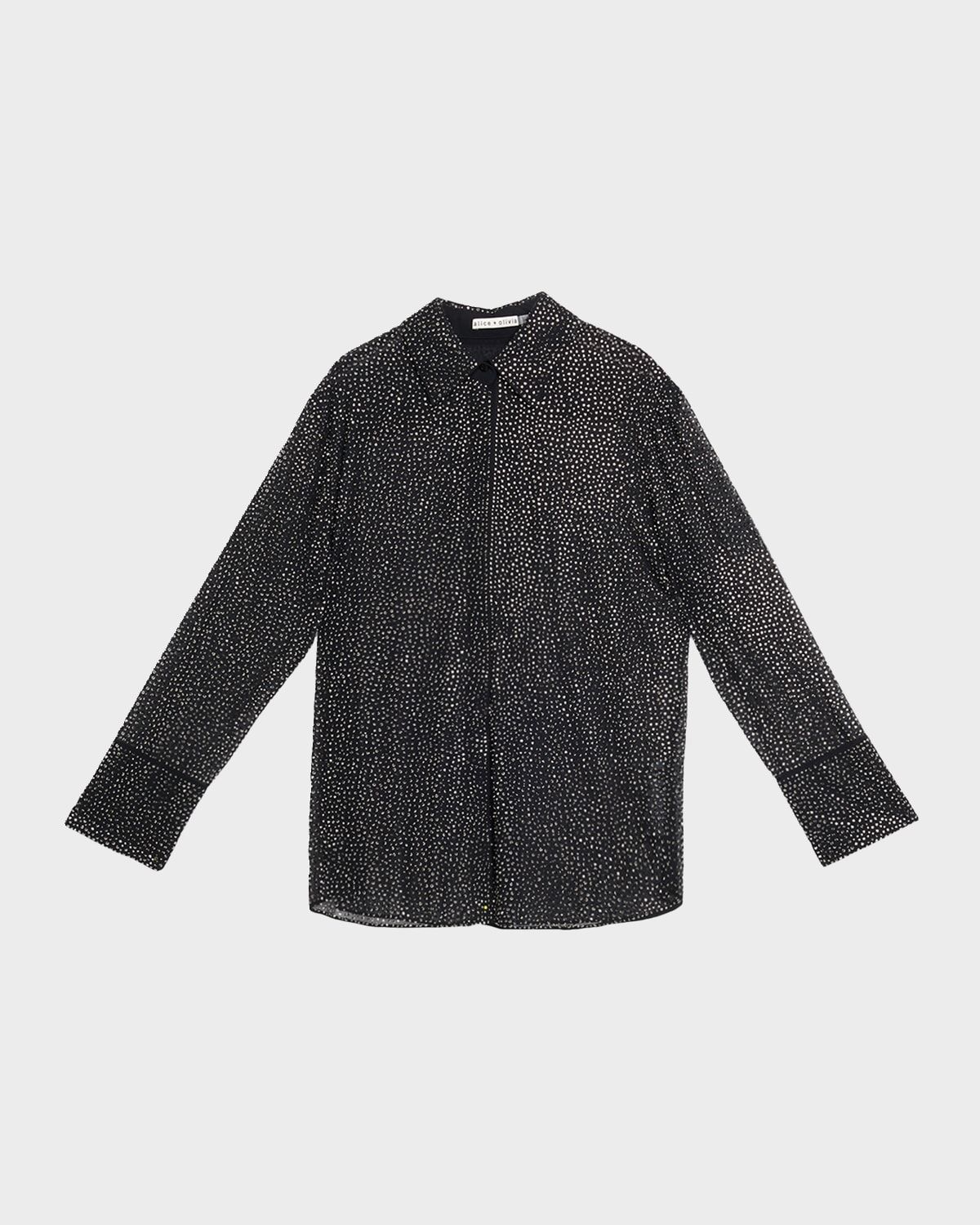 Finely Embellished Oversized Blouse