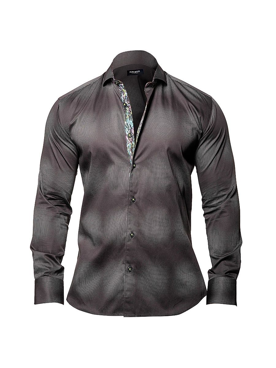Men's Einstein Tulle Effect Shirt - Black - Size Medium