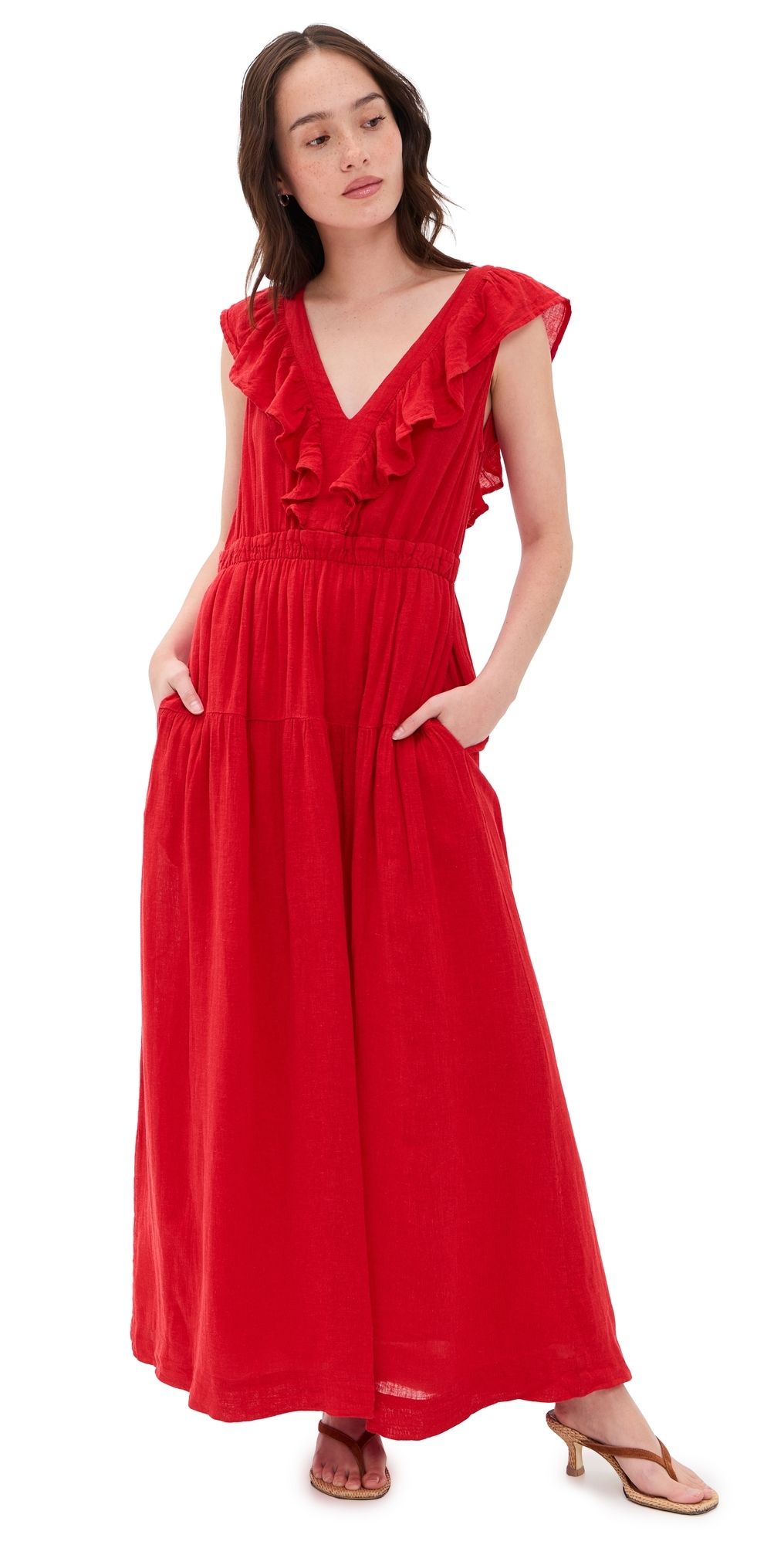 RAILS Beaux Dress Tomato L