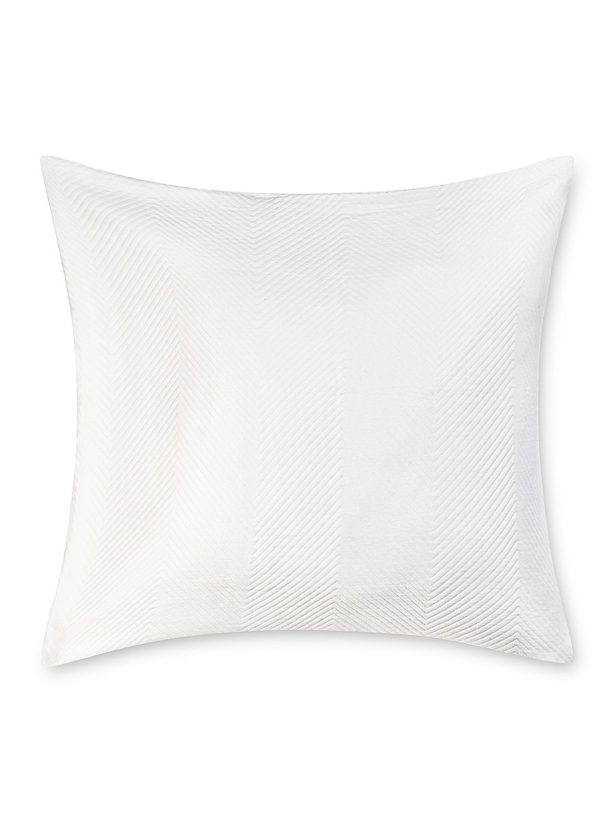 Lattice Euro Sham Cover - White - Size European