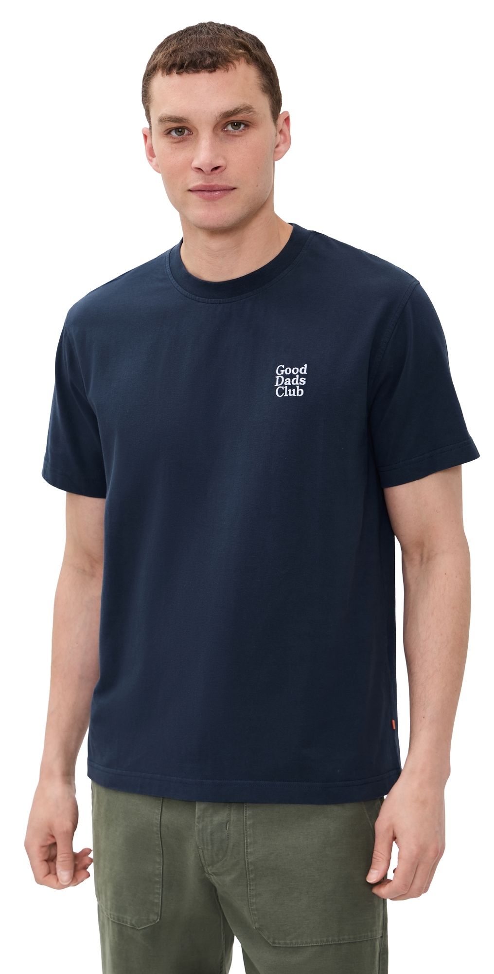 Far Afield GDC Embroidered T-Shirt Navy Iris XL