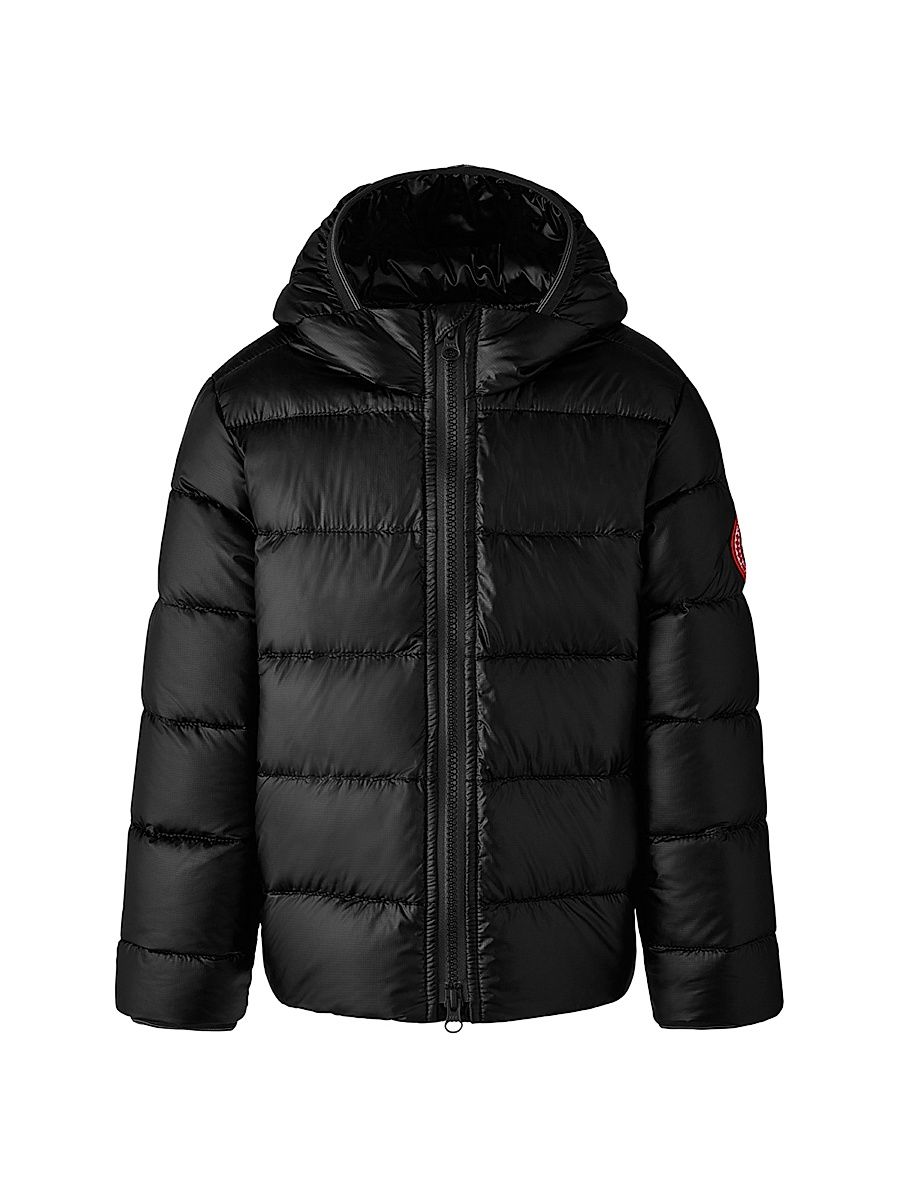 Little Kid's & Kid's Crofton Down Quilted Puffer Jacket - Black - Size 6