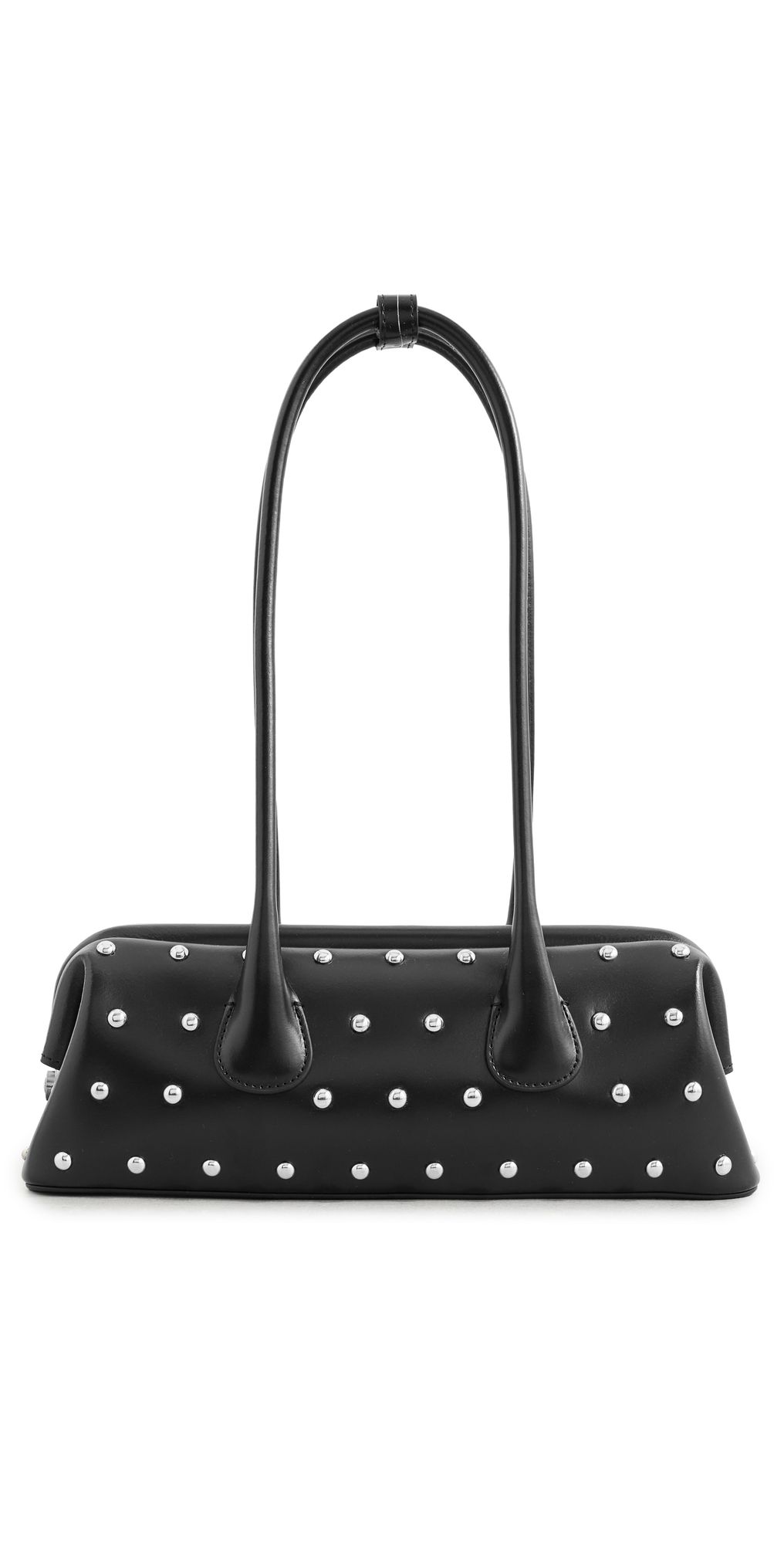 OSOI Boat Wide Mini Shoulder Bag Black Stud One Size