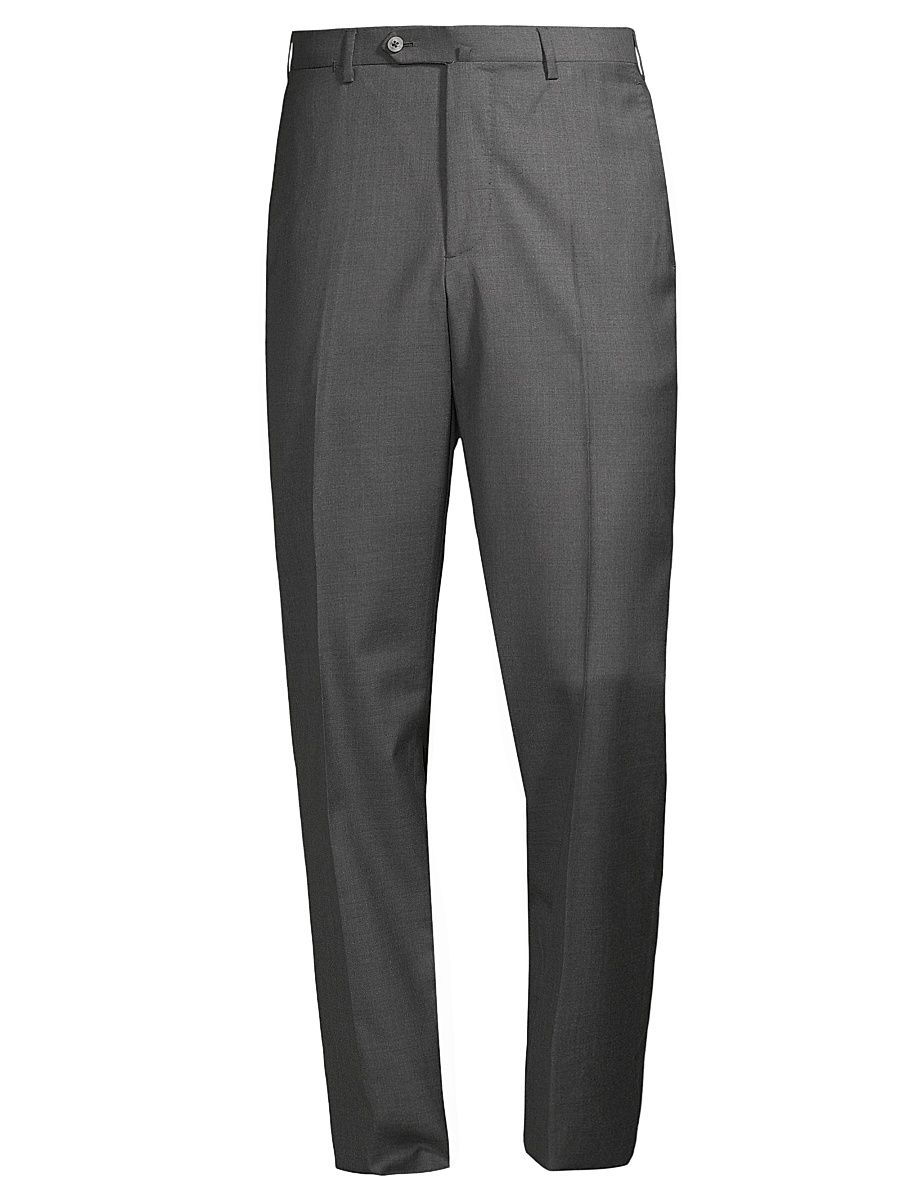 Men's Sanita Wool Dress Pants - Dark Grey - Size 34