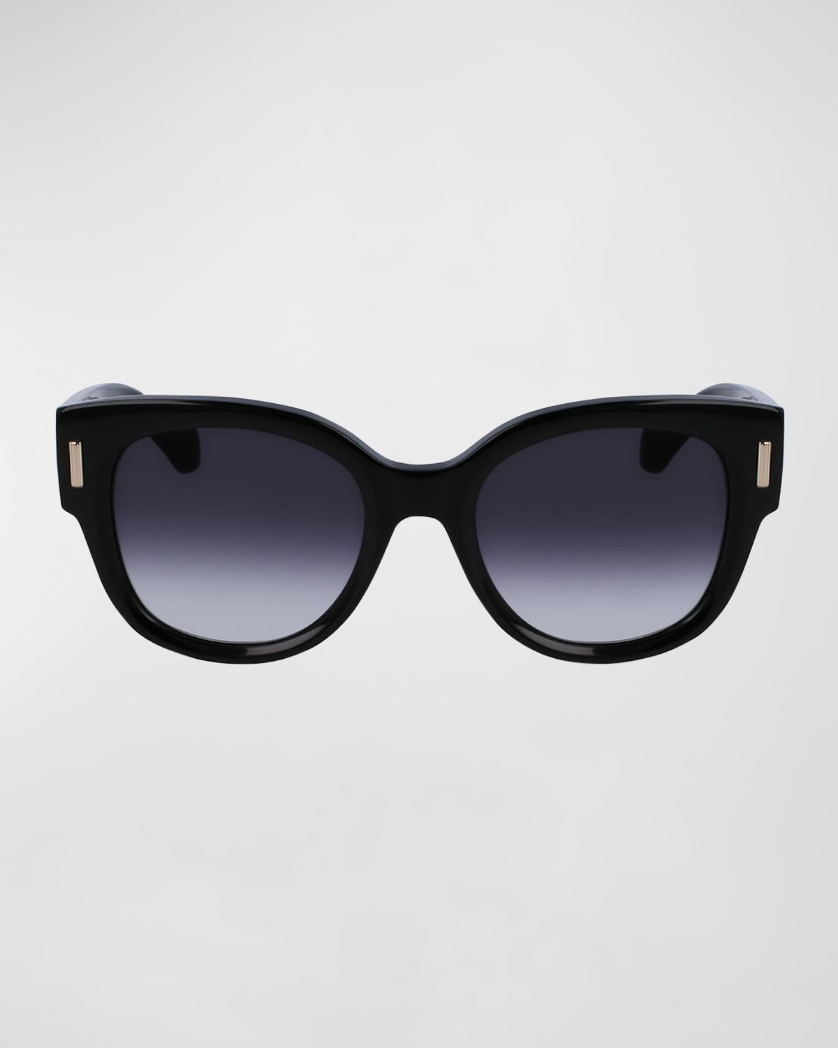 Rivets Acetate Cat-Eye Sunglasses