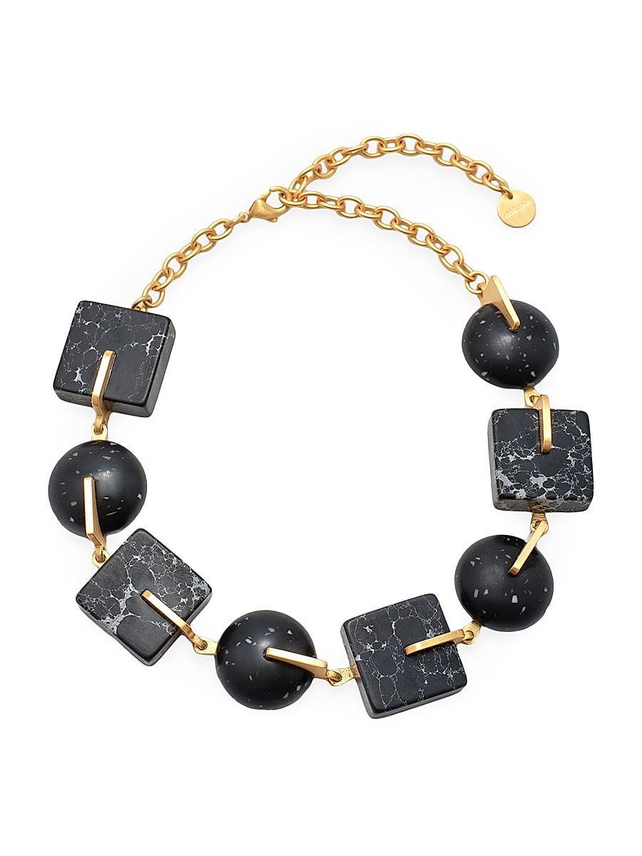 Women's Laguna Goldtone & Resin Choker