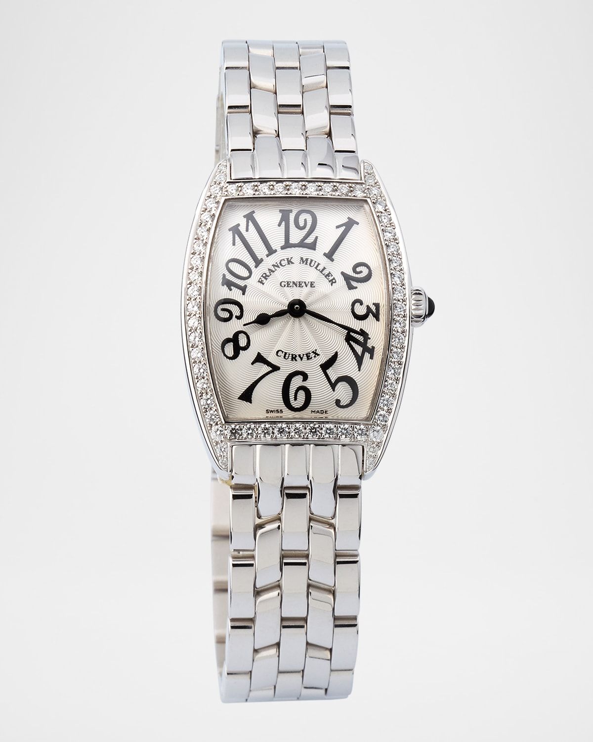 Curvex Stainless Steel Diamond Watch