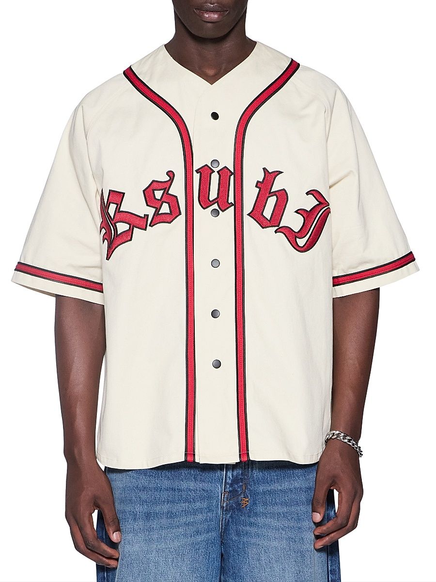 Men's Future Memory Kball Baseball Jersey - Natural - Size XXL