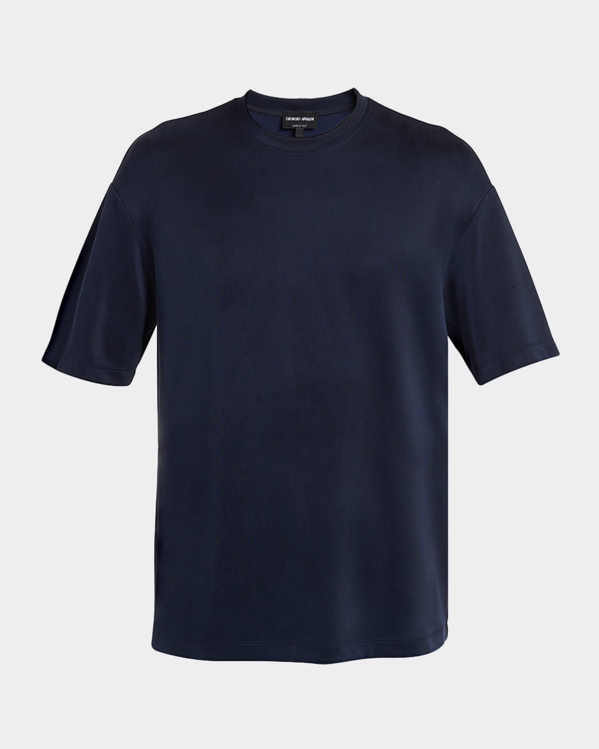 Men & apos;s Nylon and Cupro Crewneck T-Shirt