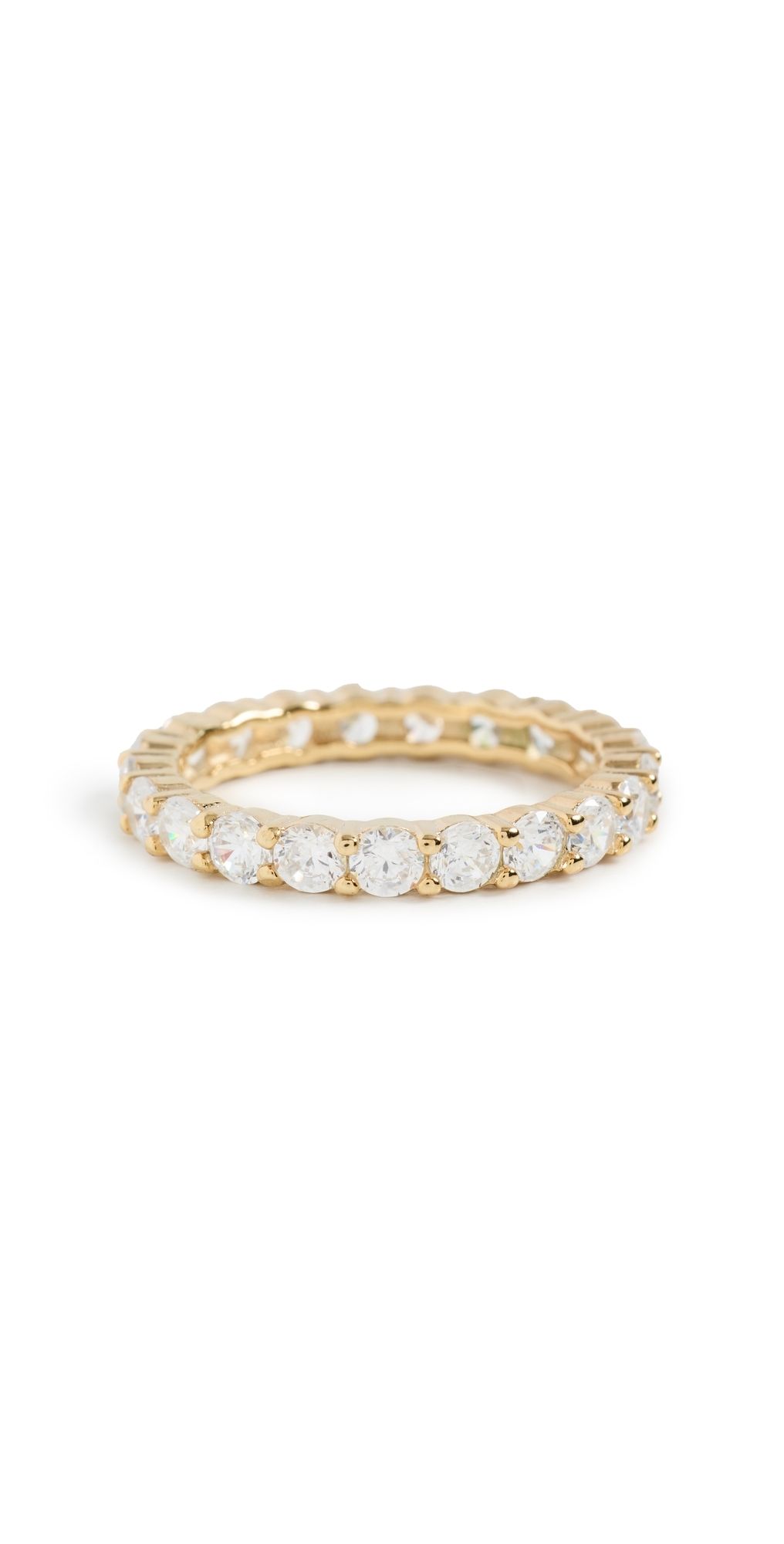SHASHI Eternity Band Ring Gold 6