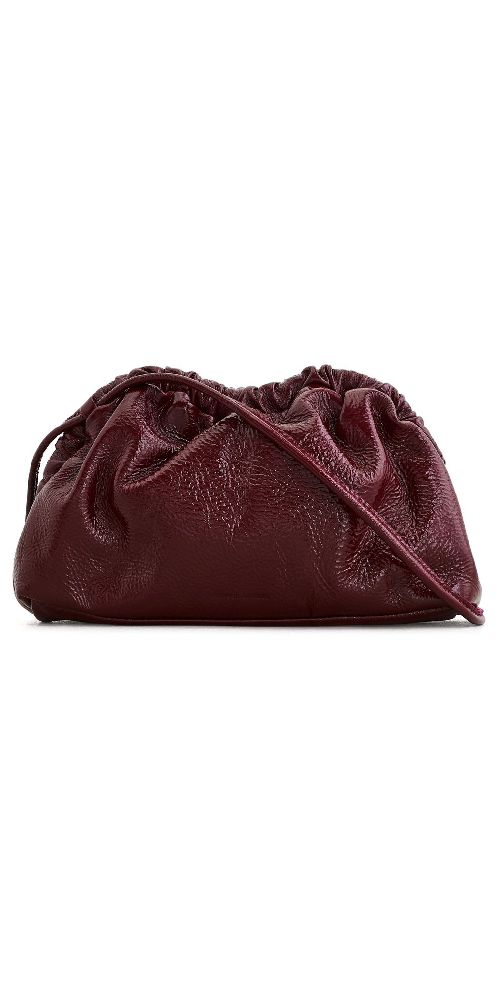 Mansur Gavriel Mini Cloud Clutch Shoulder Bag Claret One Size