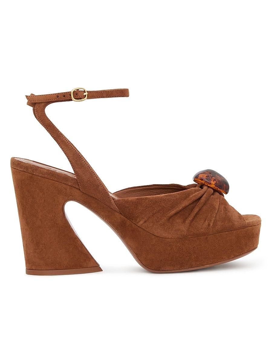 Women's Gleam Suede Sandals - Hazelnut - Size 9