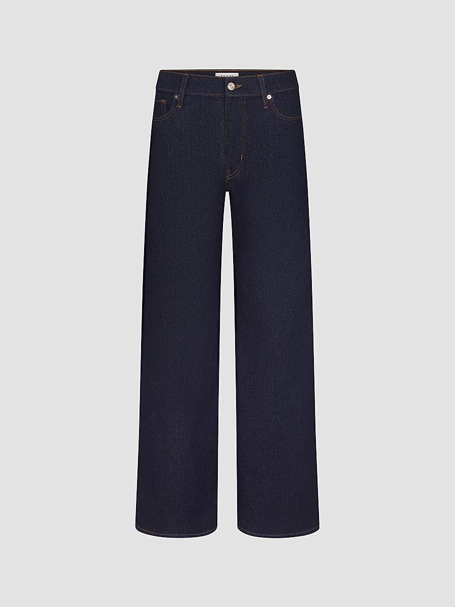 FRAME Women's The Palace Wide-Leg Jeans - Rinse - Size 32