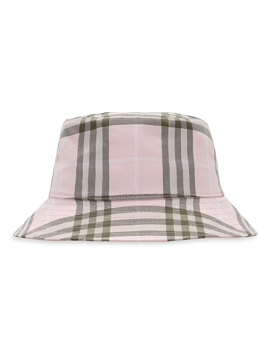 Women's Classic Checked Bucket Hat - Mallow Pink Ip Check - Size XS