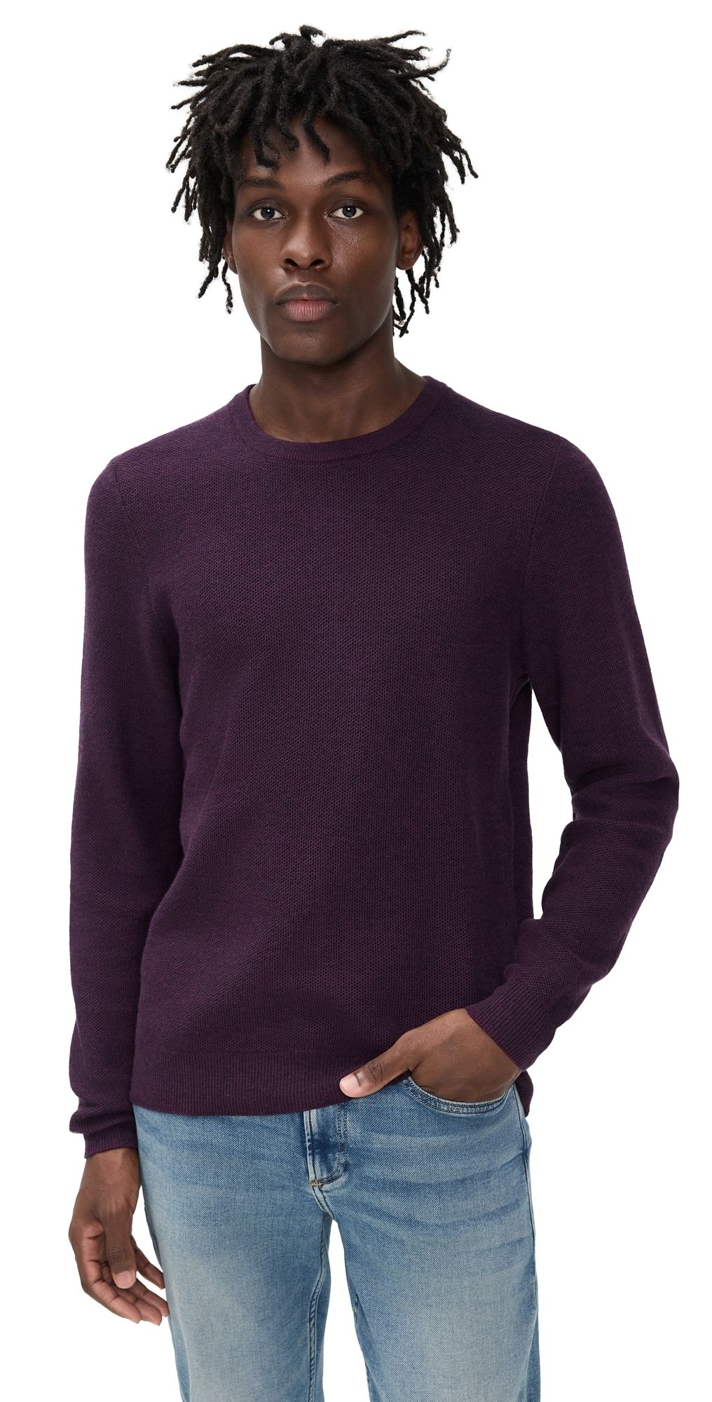 Marine Layer Sweater Tee Sangria XL