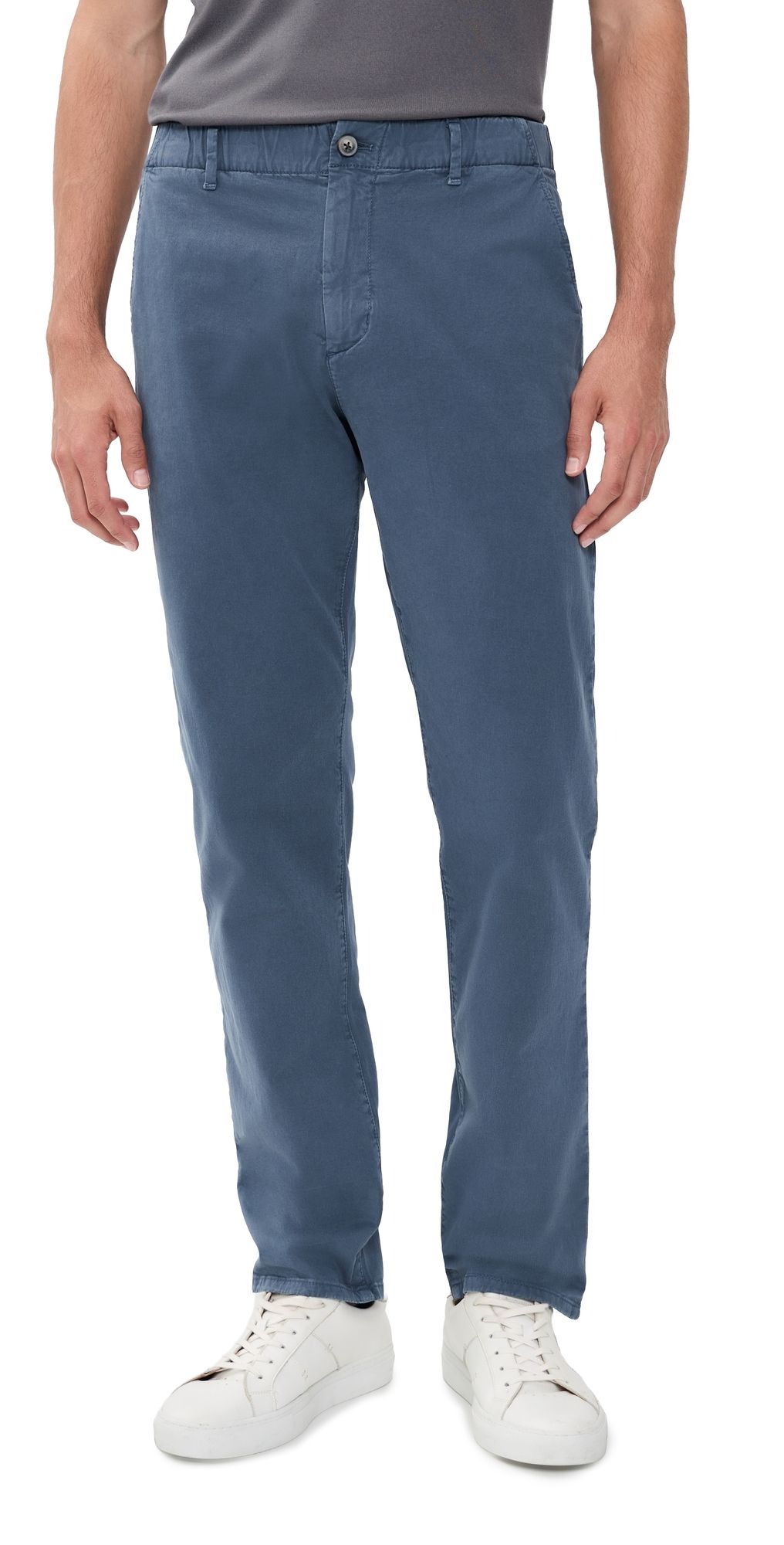 Marine Layer Slim Straight Saturday Twill Chinos 32 Navy L