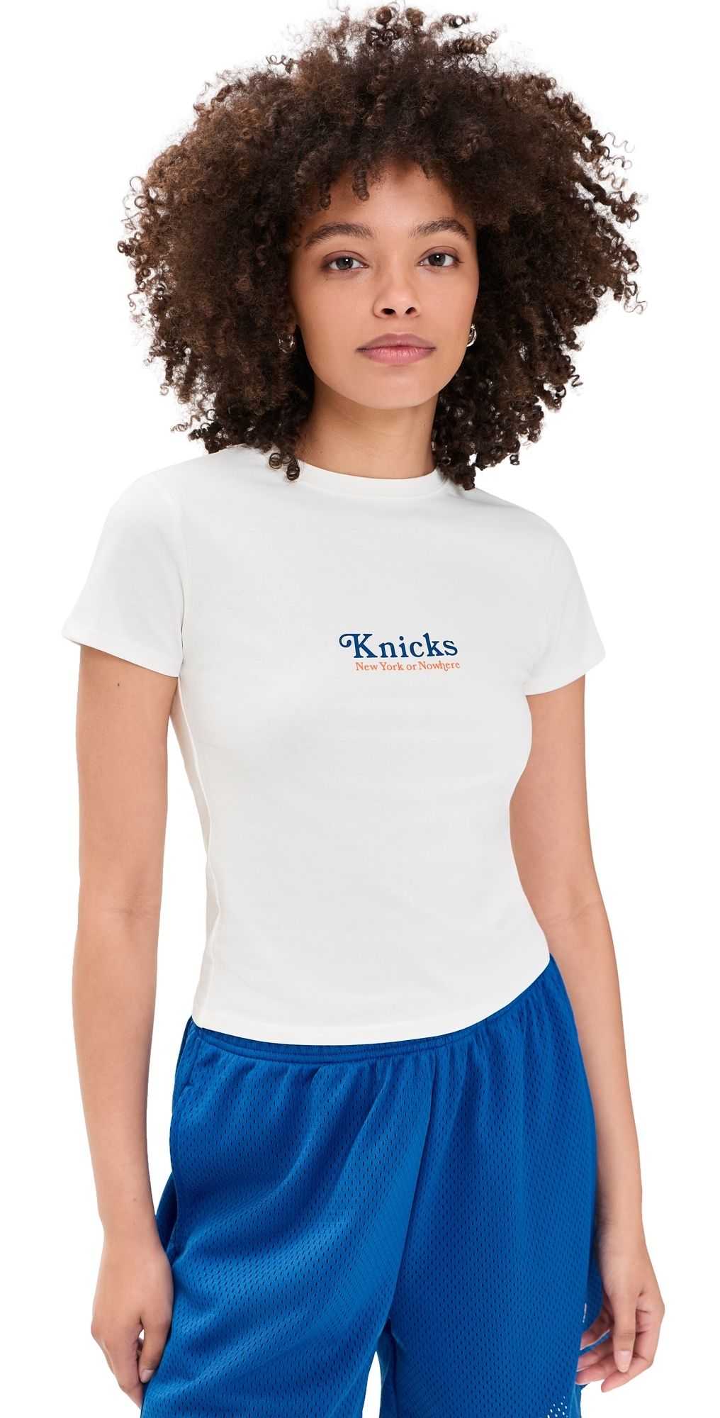 New York or Nowhere Knicks Give & Go Baby Tee Off White XL