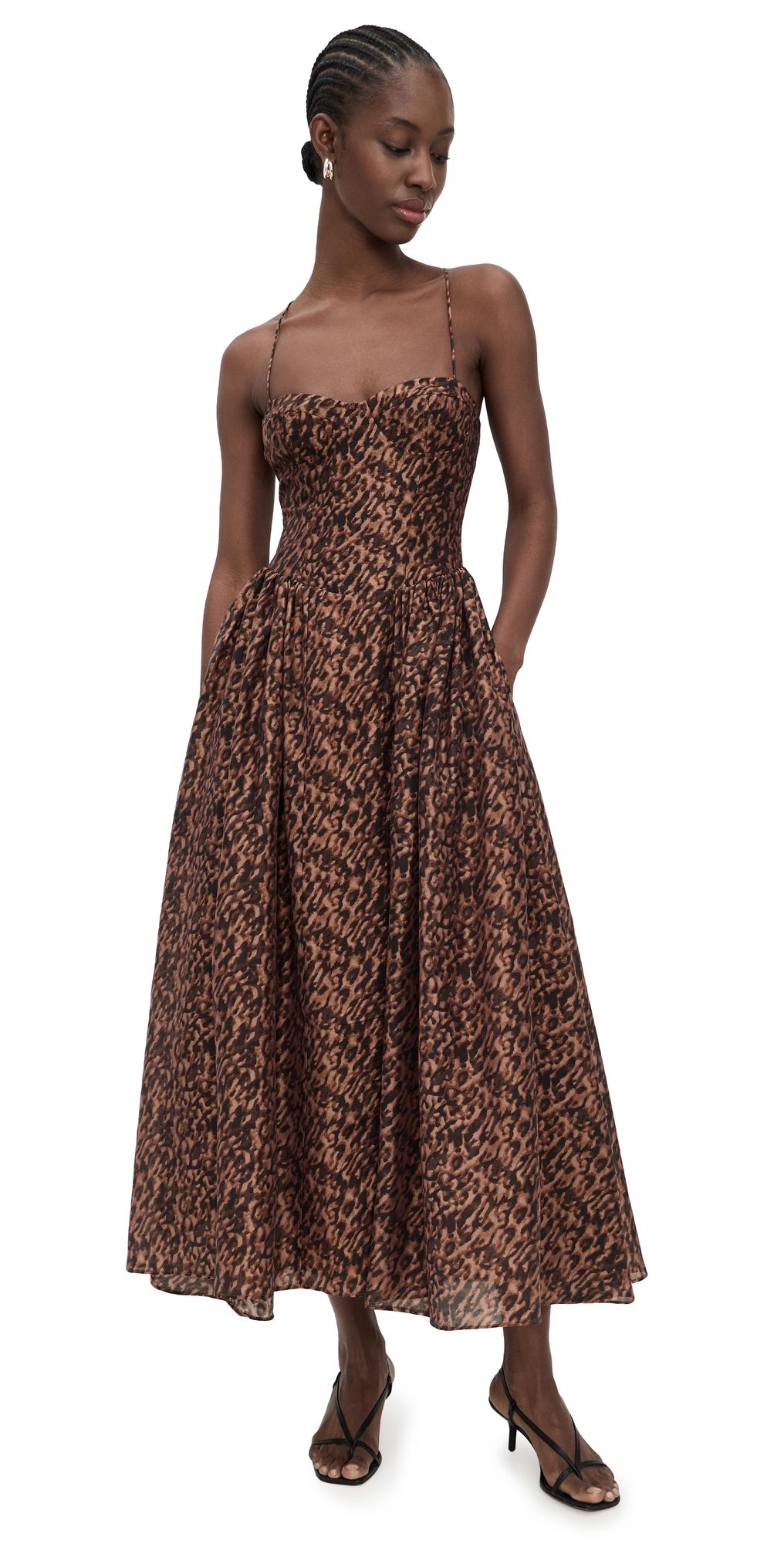 BARDOT Estie Printed Maxi Dress B Leopard 4