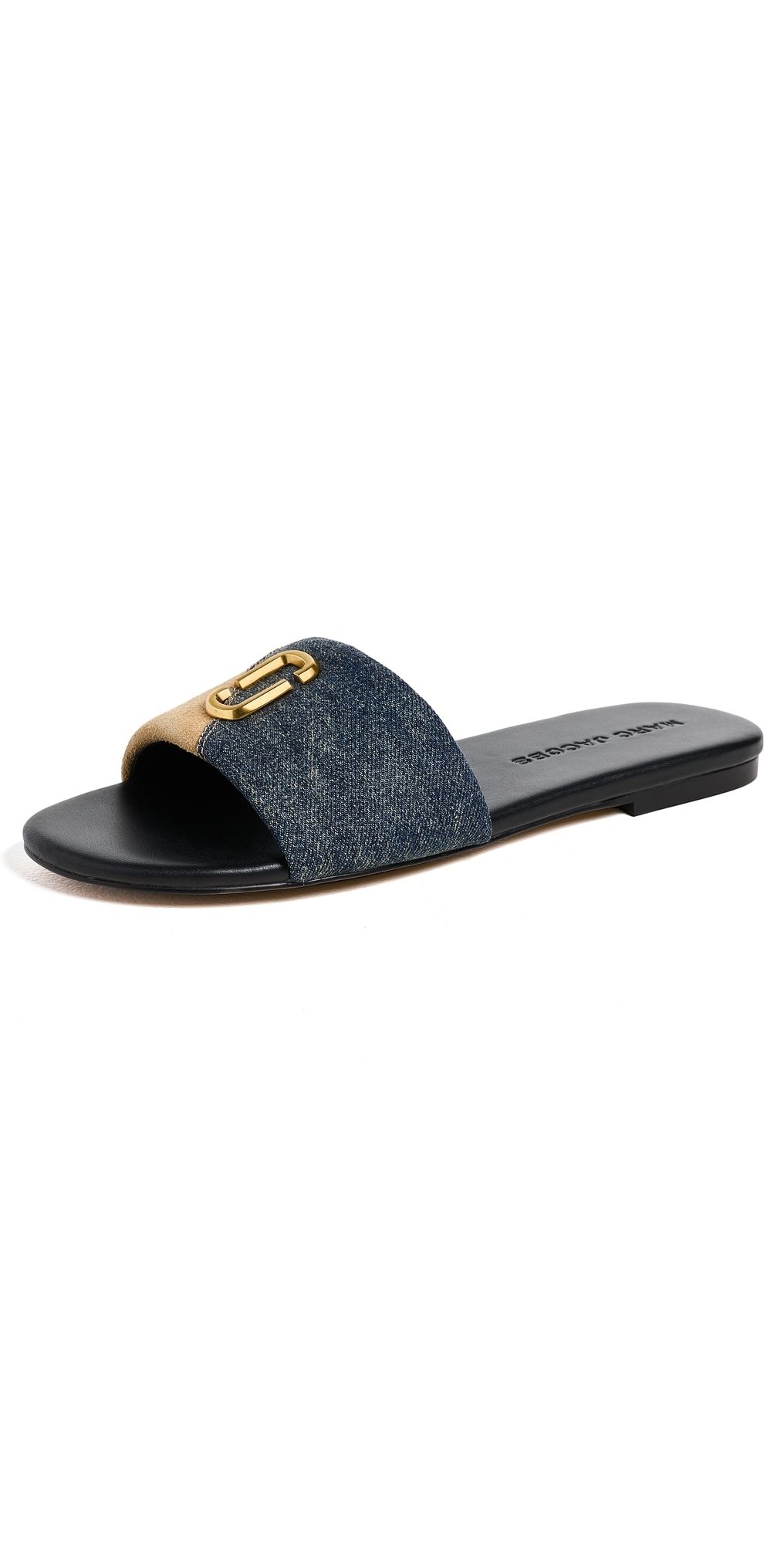 Marc Jacobs The Snapshot Slides Dark Wash Indigo 36