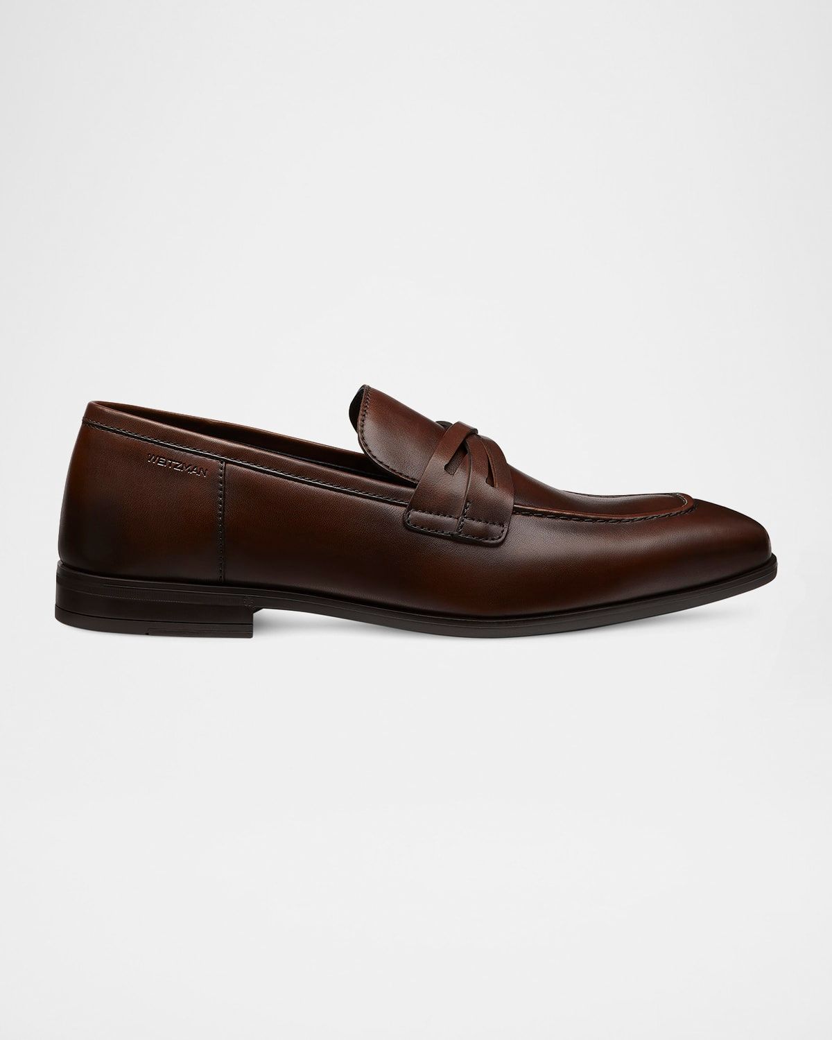 Men & apos;s Simon Crisscross Leather Penny Loafers