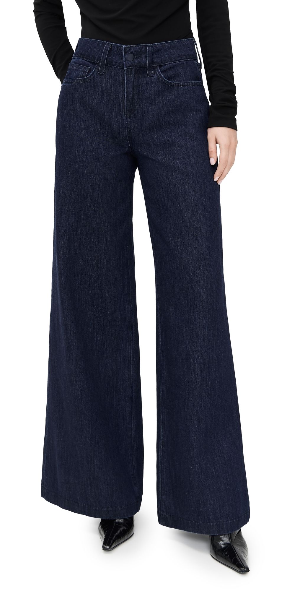 L'AGENCE Pacey High Rise Wide Leg Jeans Hobart 24